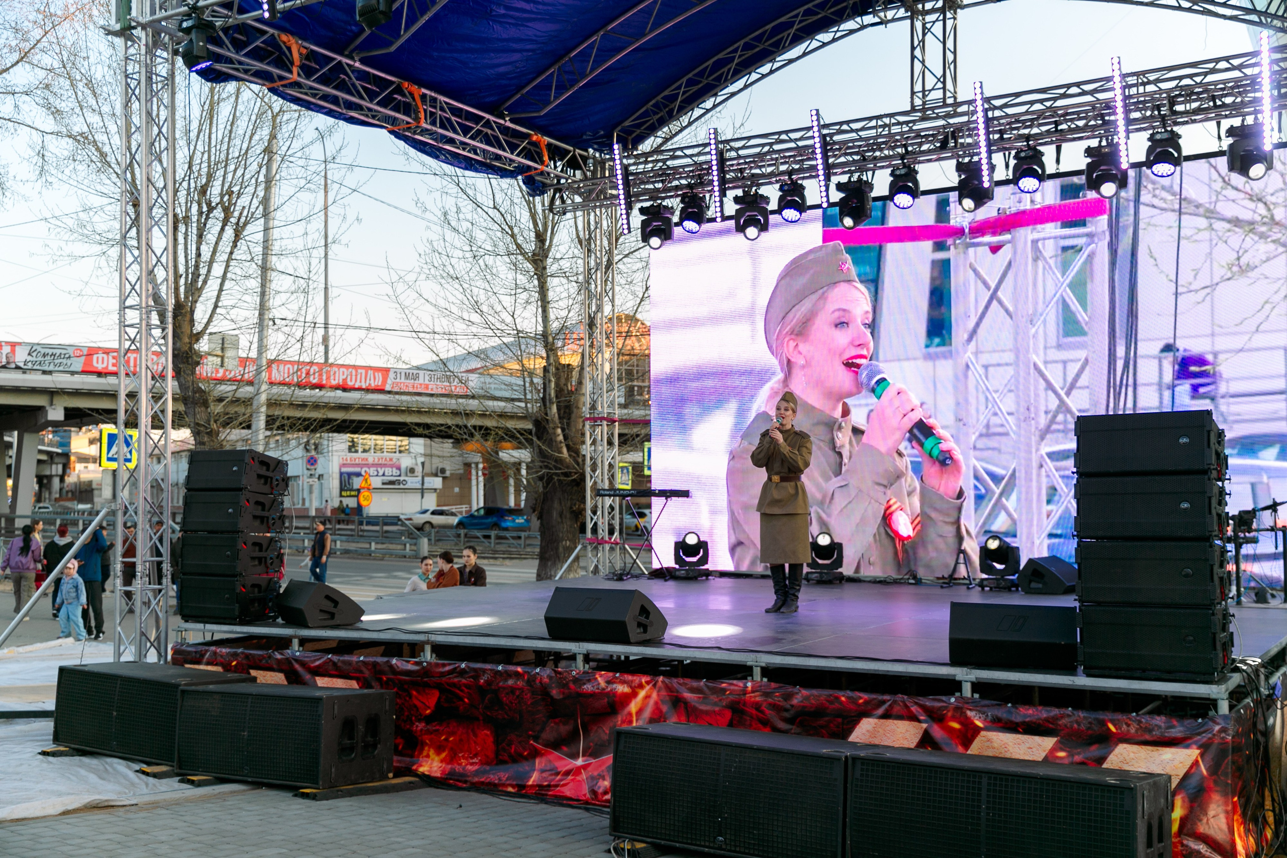 Концерт приуроченный к празднованию 80 лет победл. Свадебный и семейный фотограф в Улан-Удэ