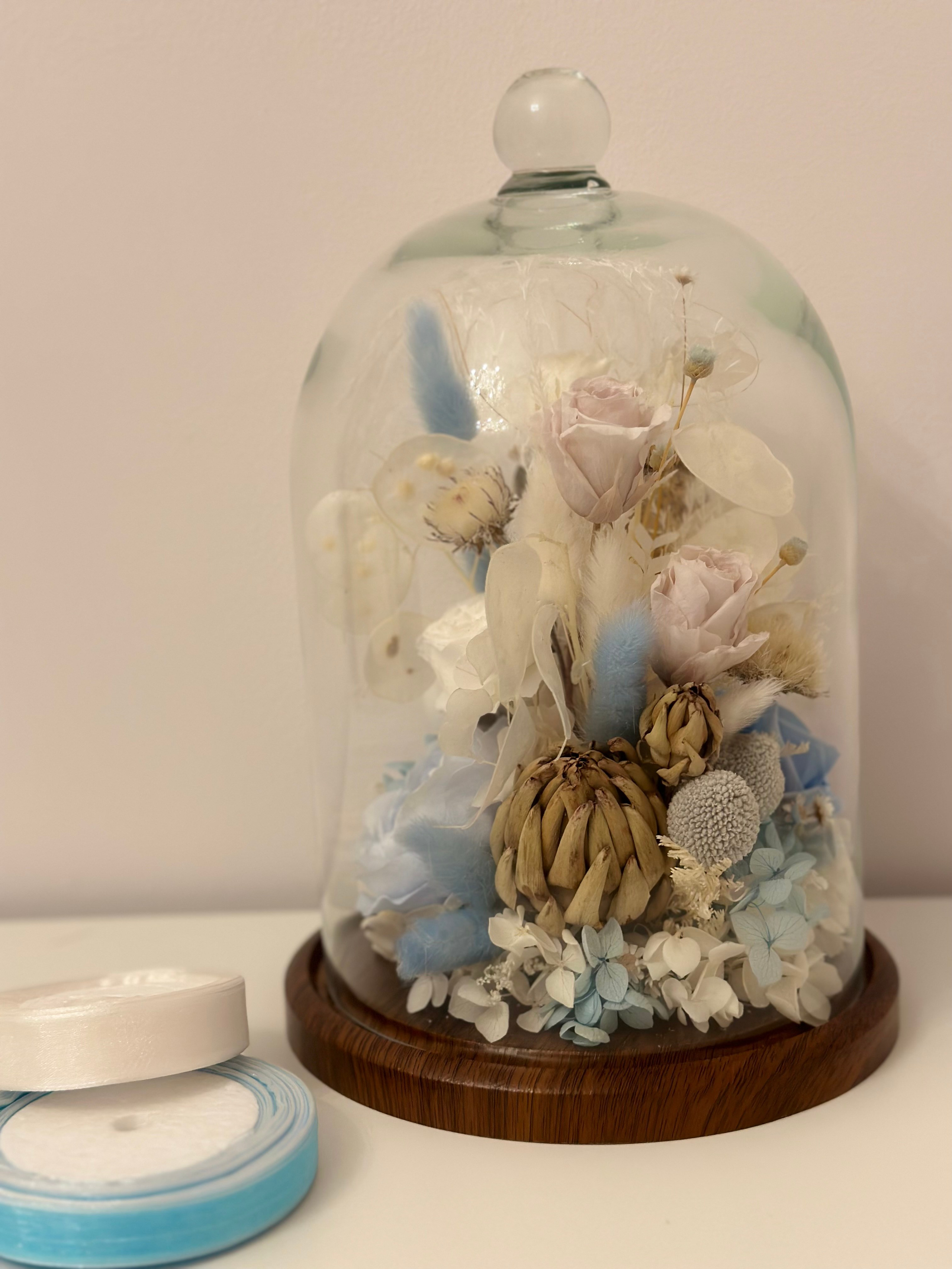 Примеры работ. Стабилизированные цветы Букеты Москва