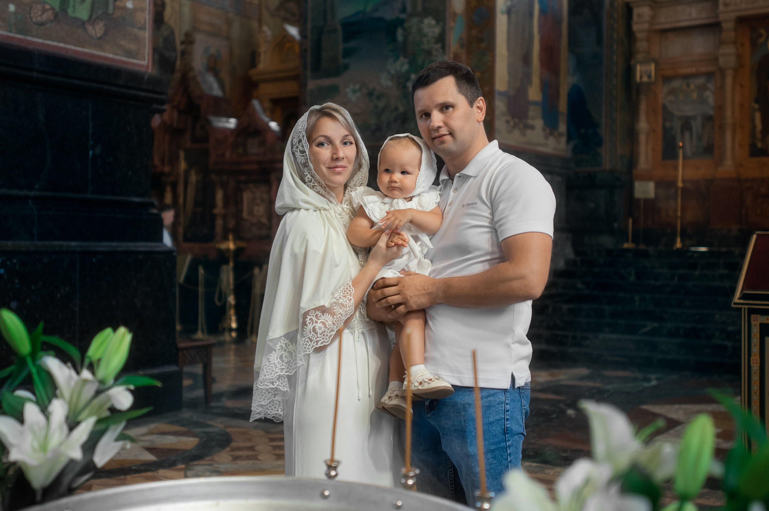 Таинство Крещения в Спасе на Крови. Фотограф на крещение и венчание, семейный фотограф в Санкт-Петербурге