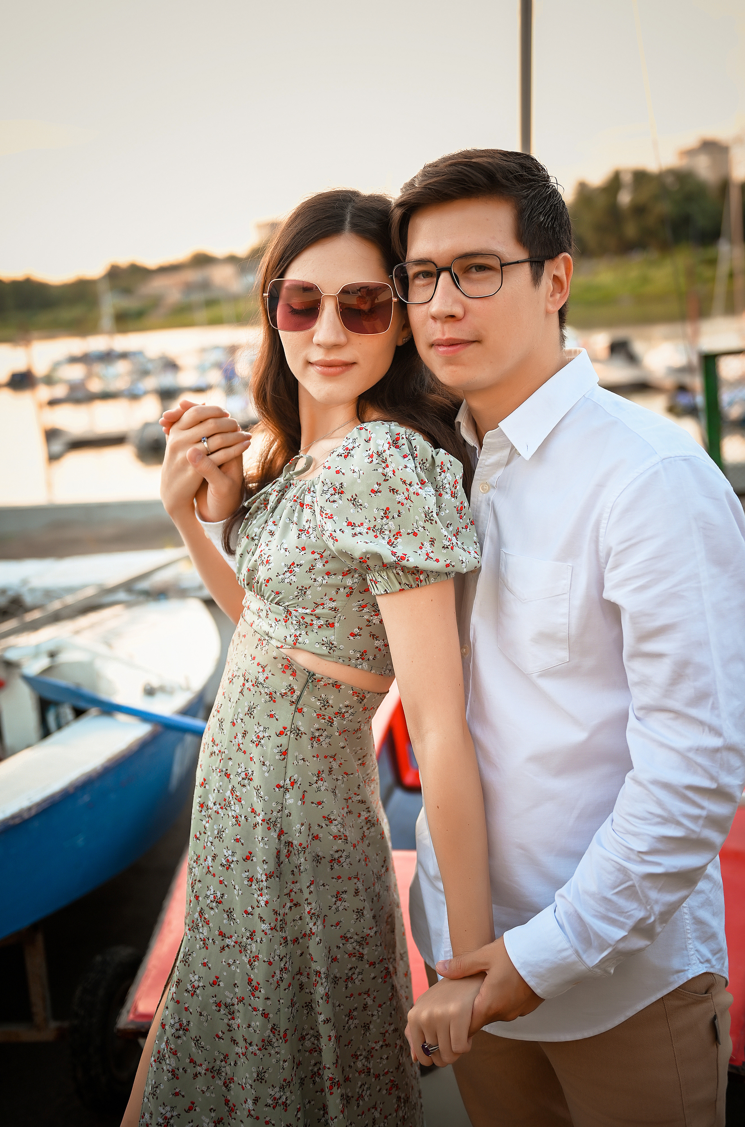 Love story Александра и Виктории на закате. Свадебный, семейный, детский, контент фотограф в Омске Максим Ильин