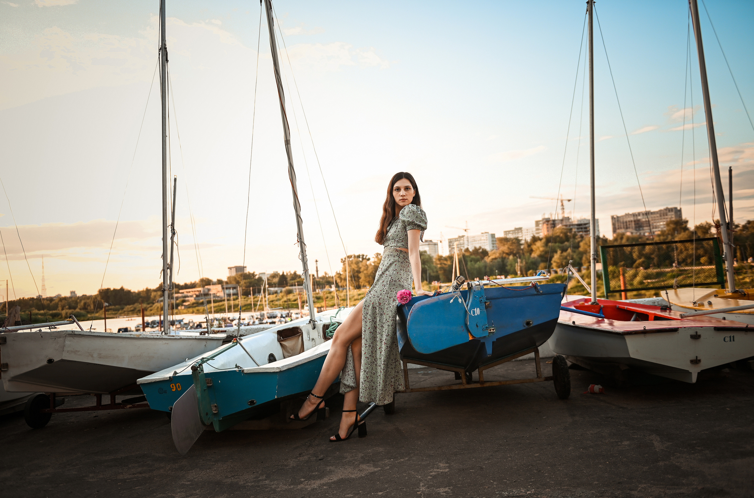 Love story Александра и Виктории на закате. Свадебный, семейный, детский, контент фотограф в Омске Максим Ильин