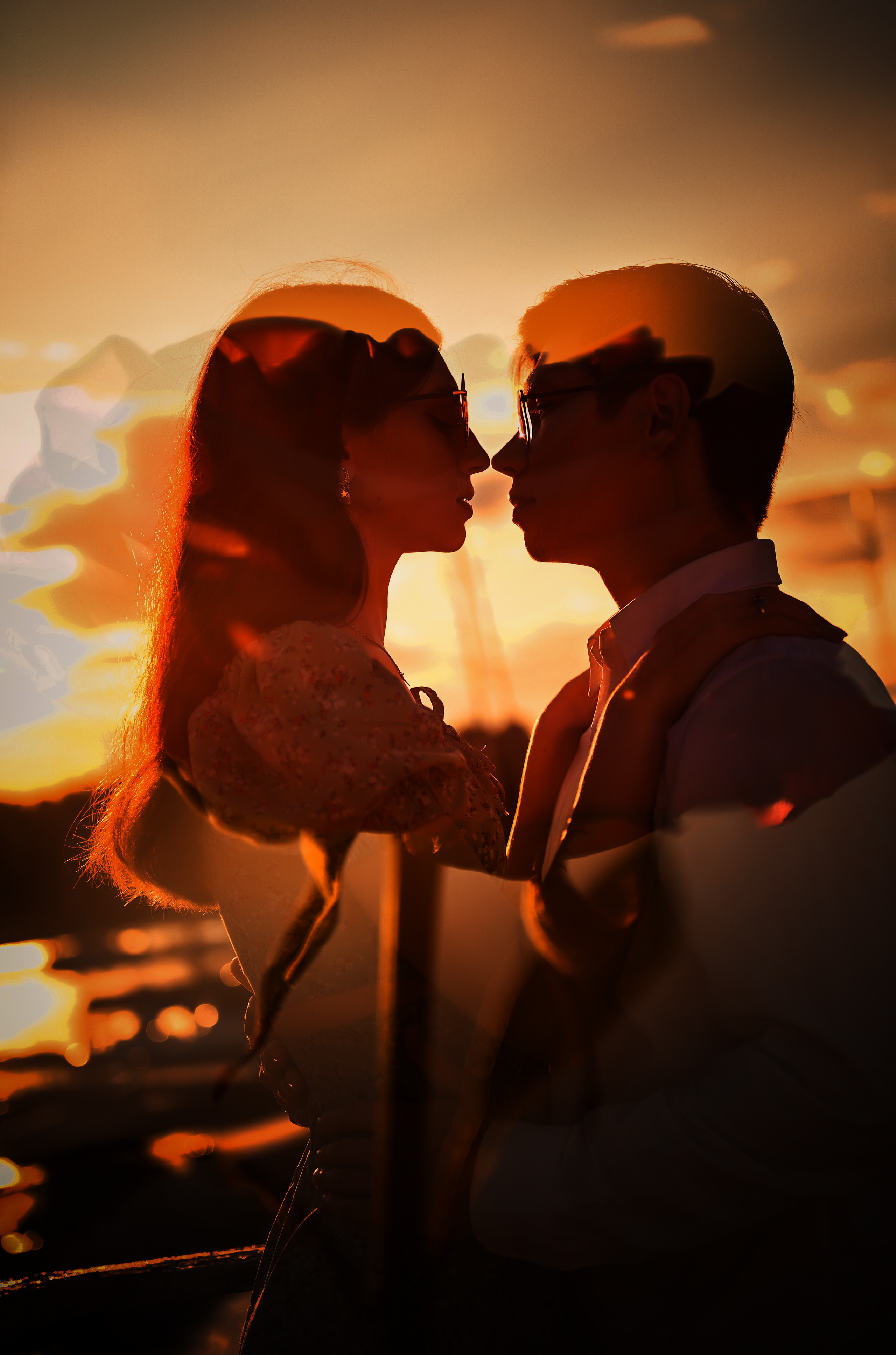 Love story Александра и Виктории на закате. Свадебный, семейный, детский, контент фотограф в Омске Максим Ильин