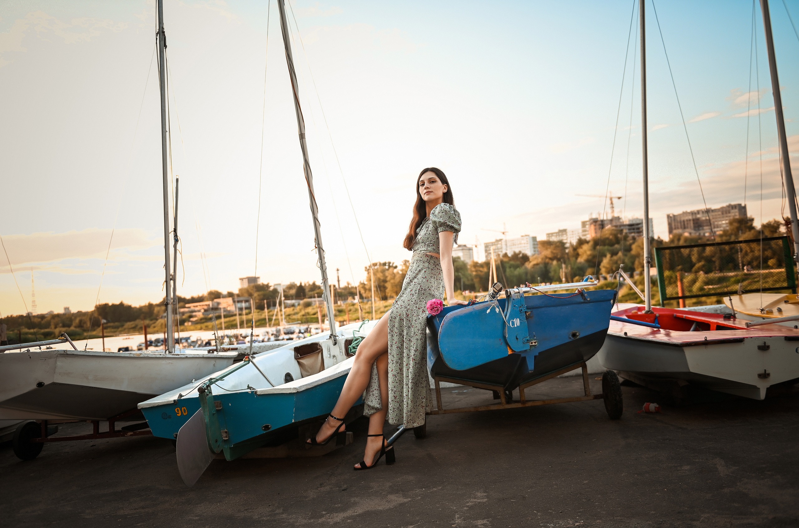 Love story Александра и Виктории на закате. Свадебный, семейный, детский, контент фотограф в Омске Максим Ильин
