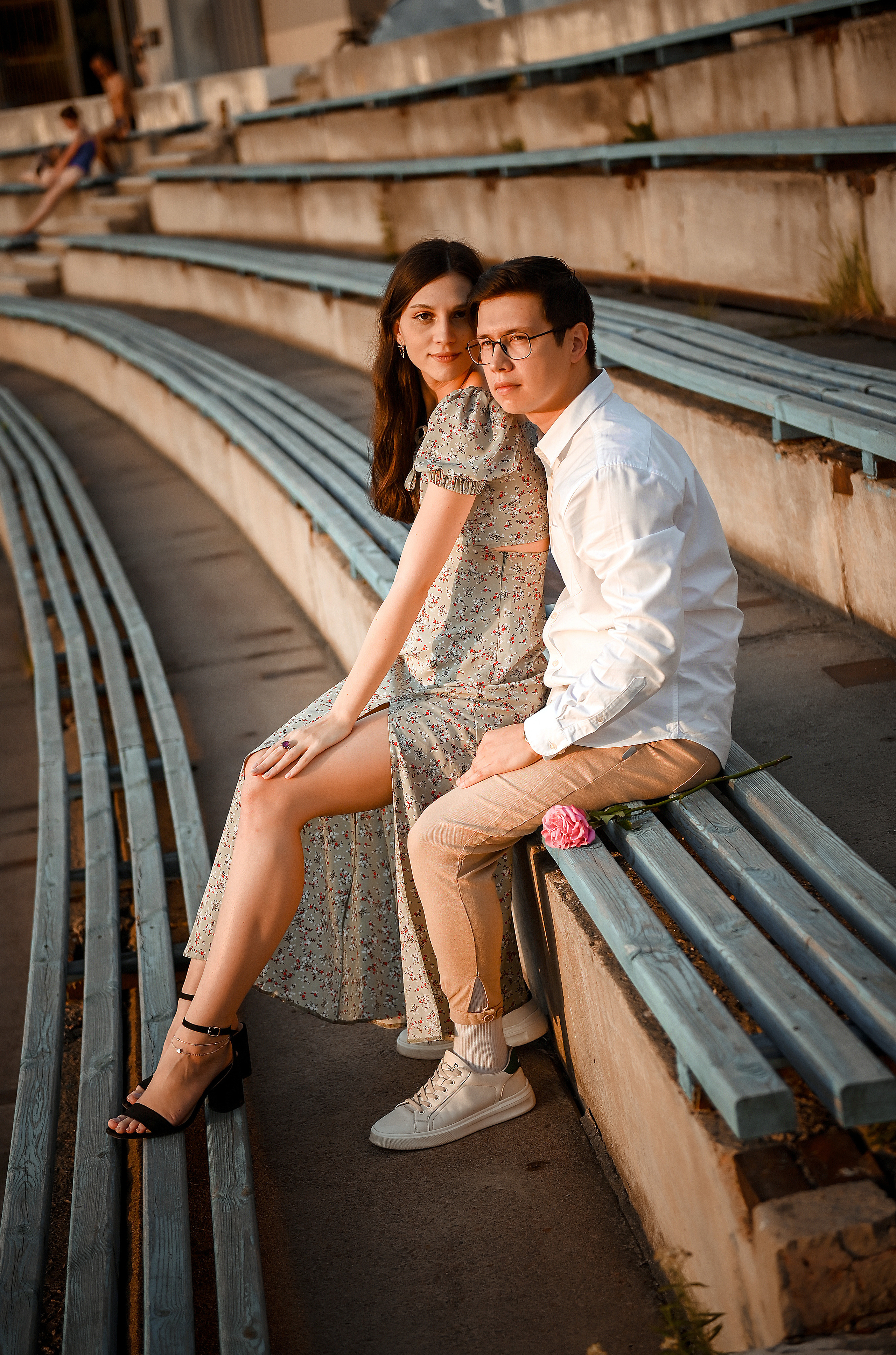 Love story Александра и Виктории на закате. Свадебный, семейный, детский, контент фотограф в Омске Максим Ильин