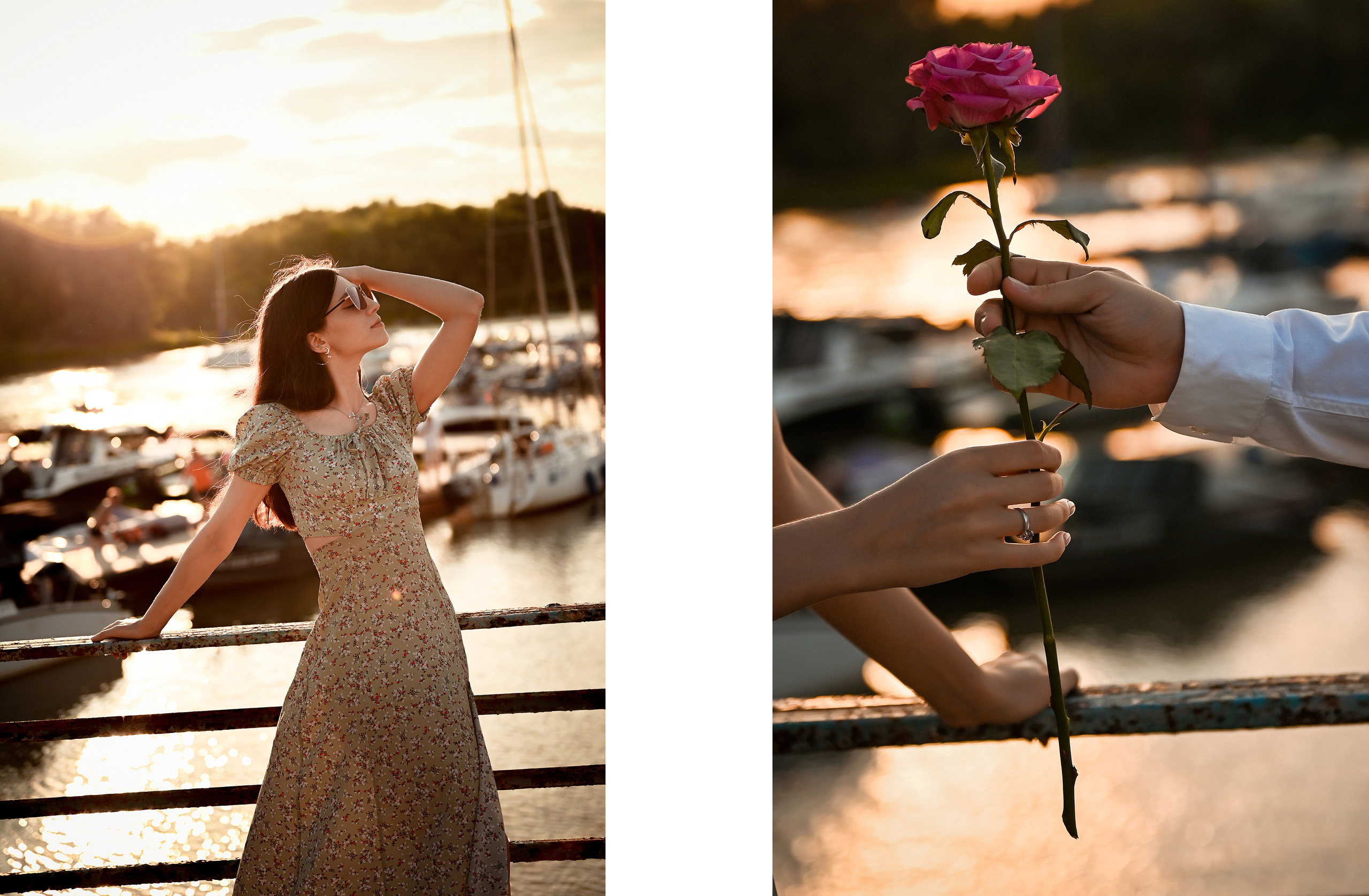 Love story Александра и Виктории на закате. Свадебный, семейный, детский, контент фотограф в Омске Максим Ильин