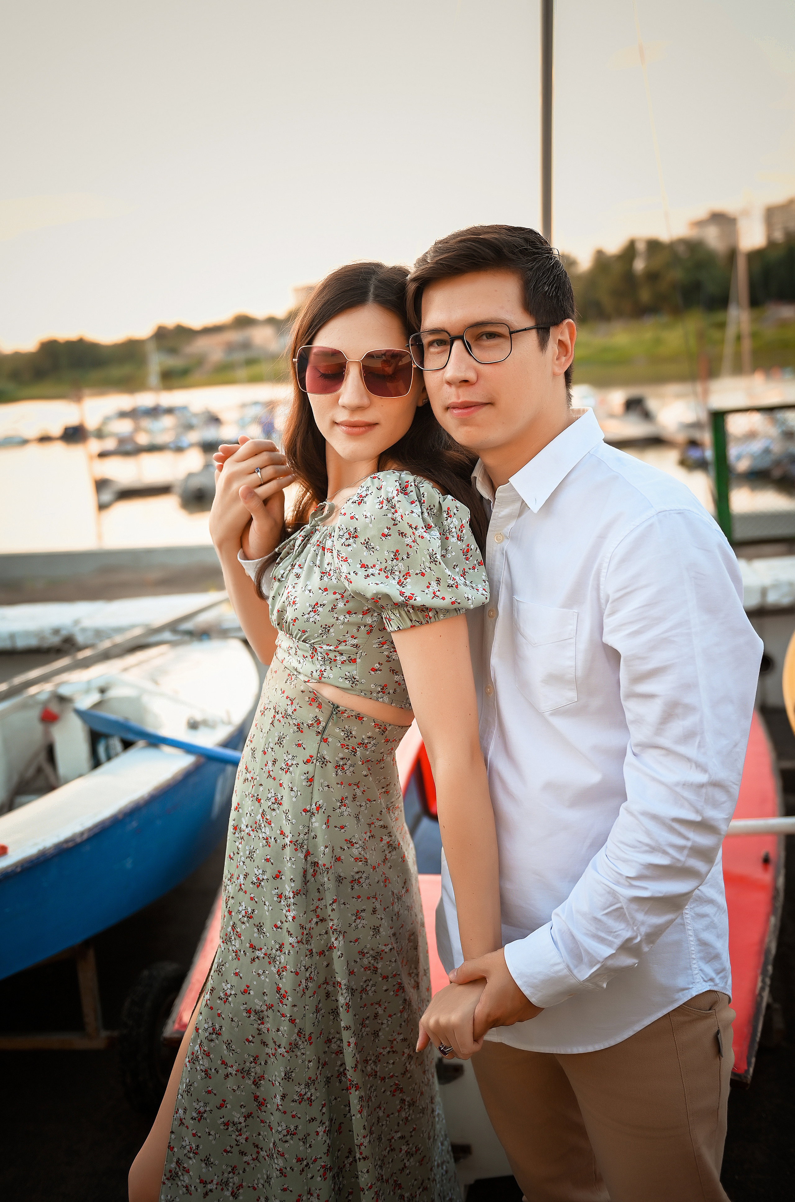 Love story Александра и Виктории на закате. Свадебный, семейный, детский, контент фотограф в Омске Максим Ильин