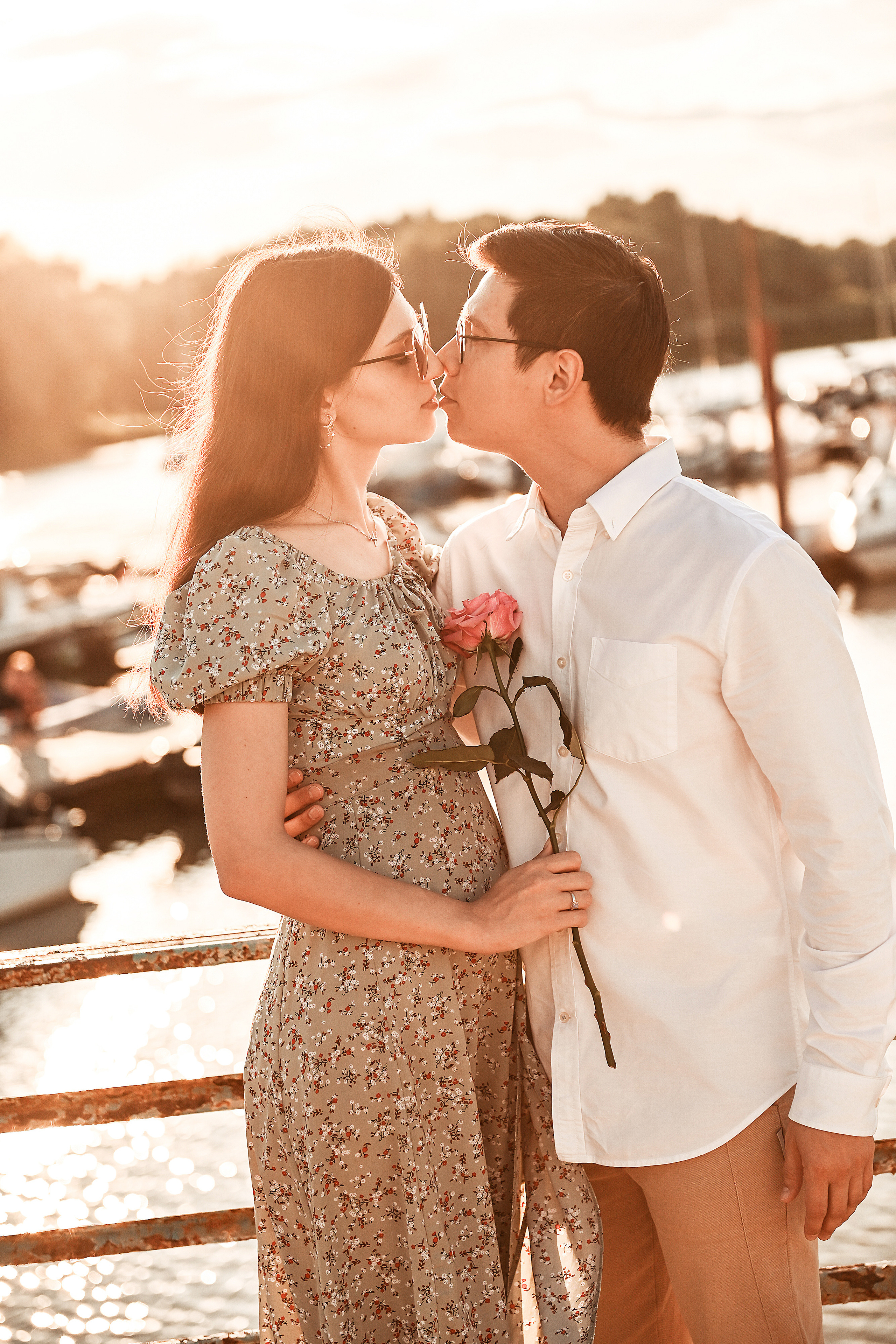 Love story Александра и Виктории на закате. Свадебный, семейный, детский, контент фотограф в Омске Максим Ильин