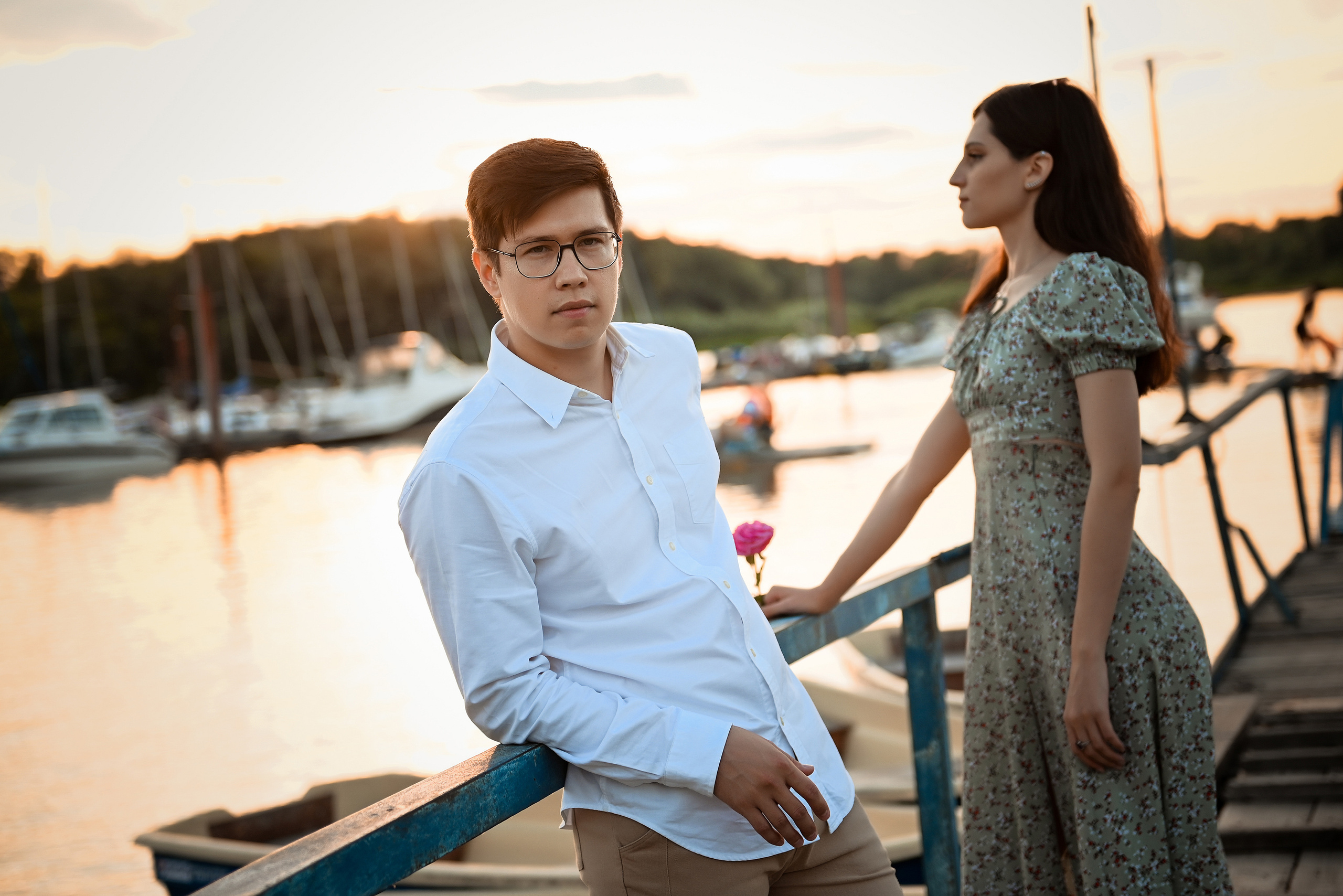 Love story Александра и Виктории на закате. Свадебный, семейный, детский, контент фотограф в Омске Максим Ильин