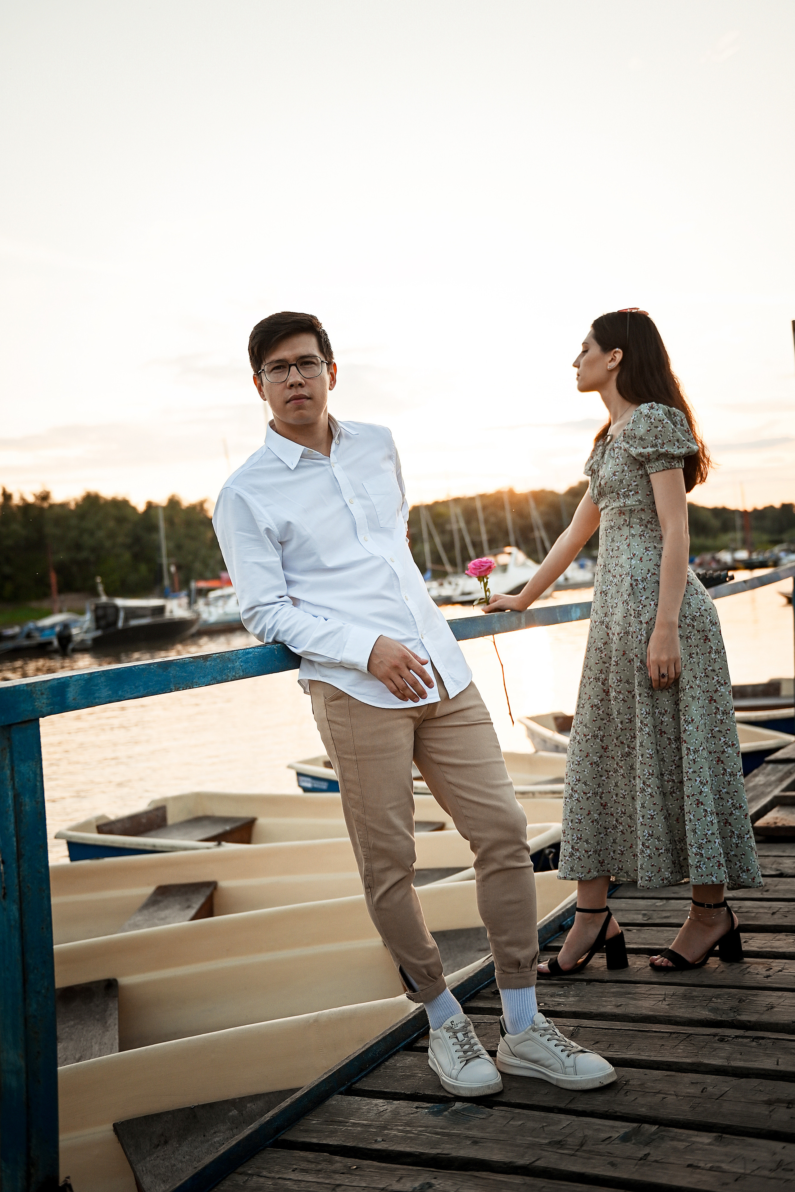 Love story Александра и Виктории на закате. Свадебный, семейный, детский, контент фотограф в Омске Максим Ильин