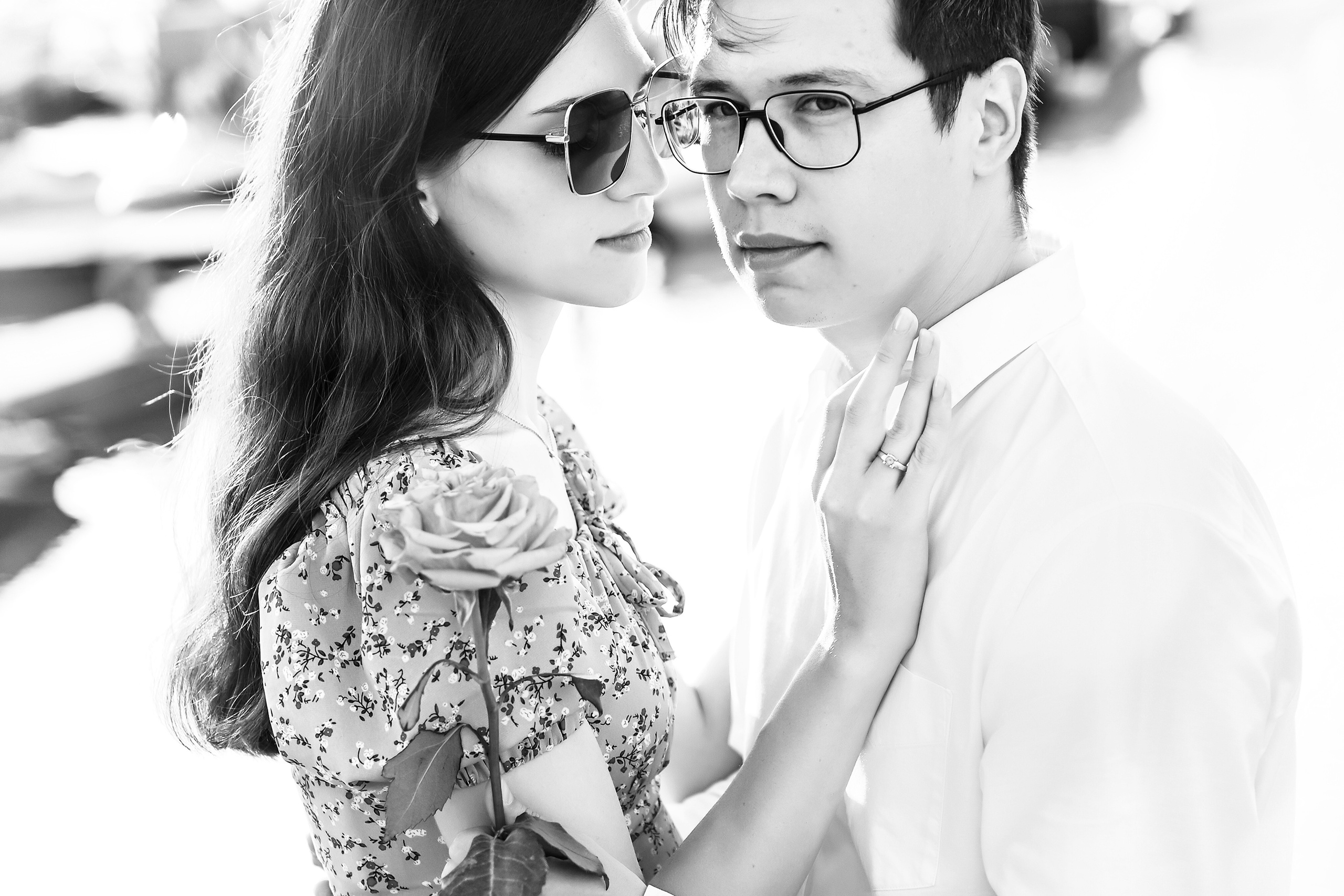 Love story Александра и Виктории на закате. Свадебный, семейный, детский, контент фотограф в Омске Максим Ильин