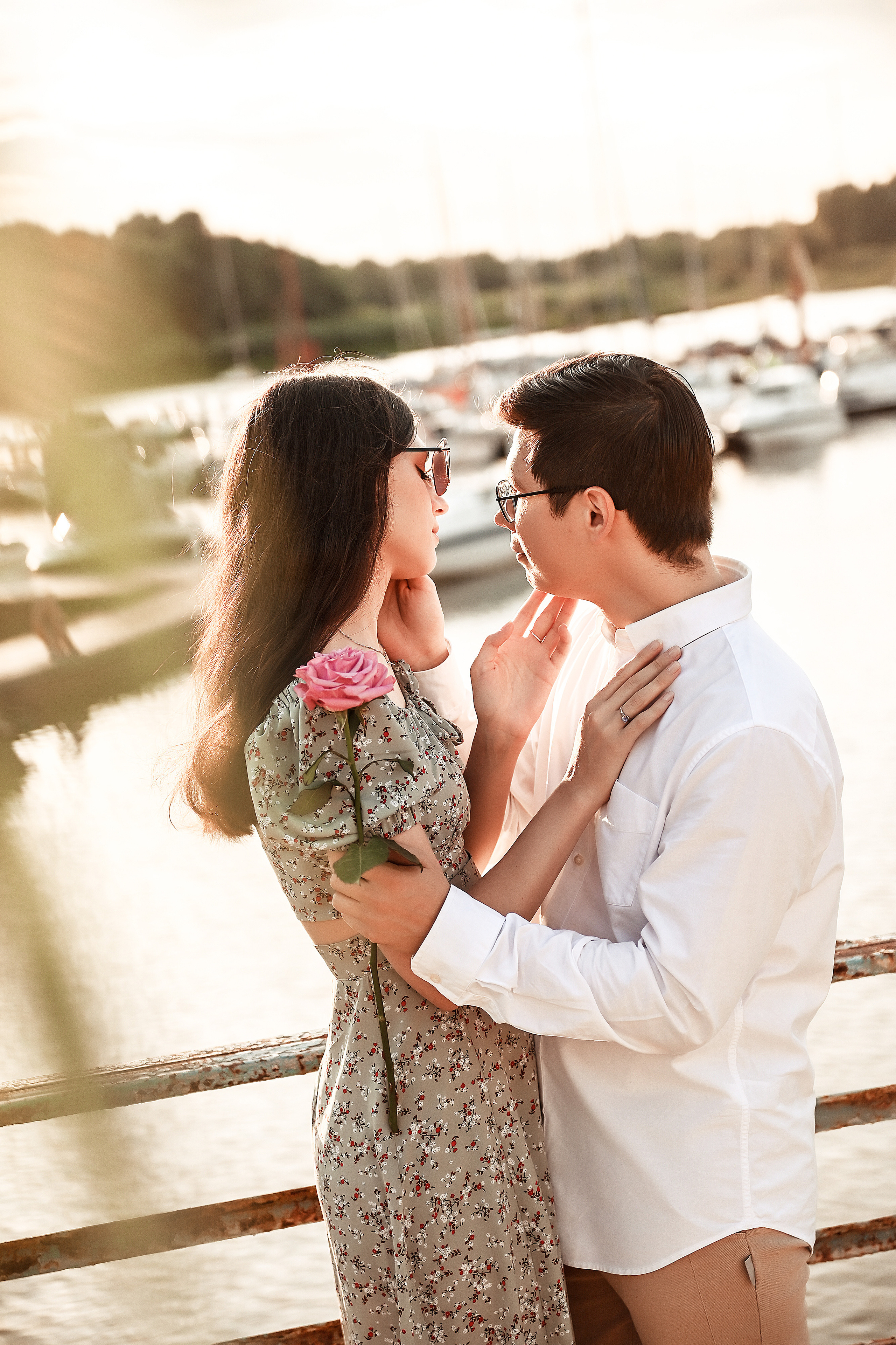 Love story Александра и Виктории на закате. Свадебный, семейный, детский, контент фотограф в Омске Максим Ильин