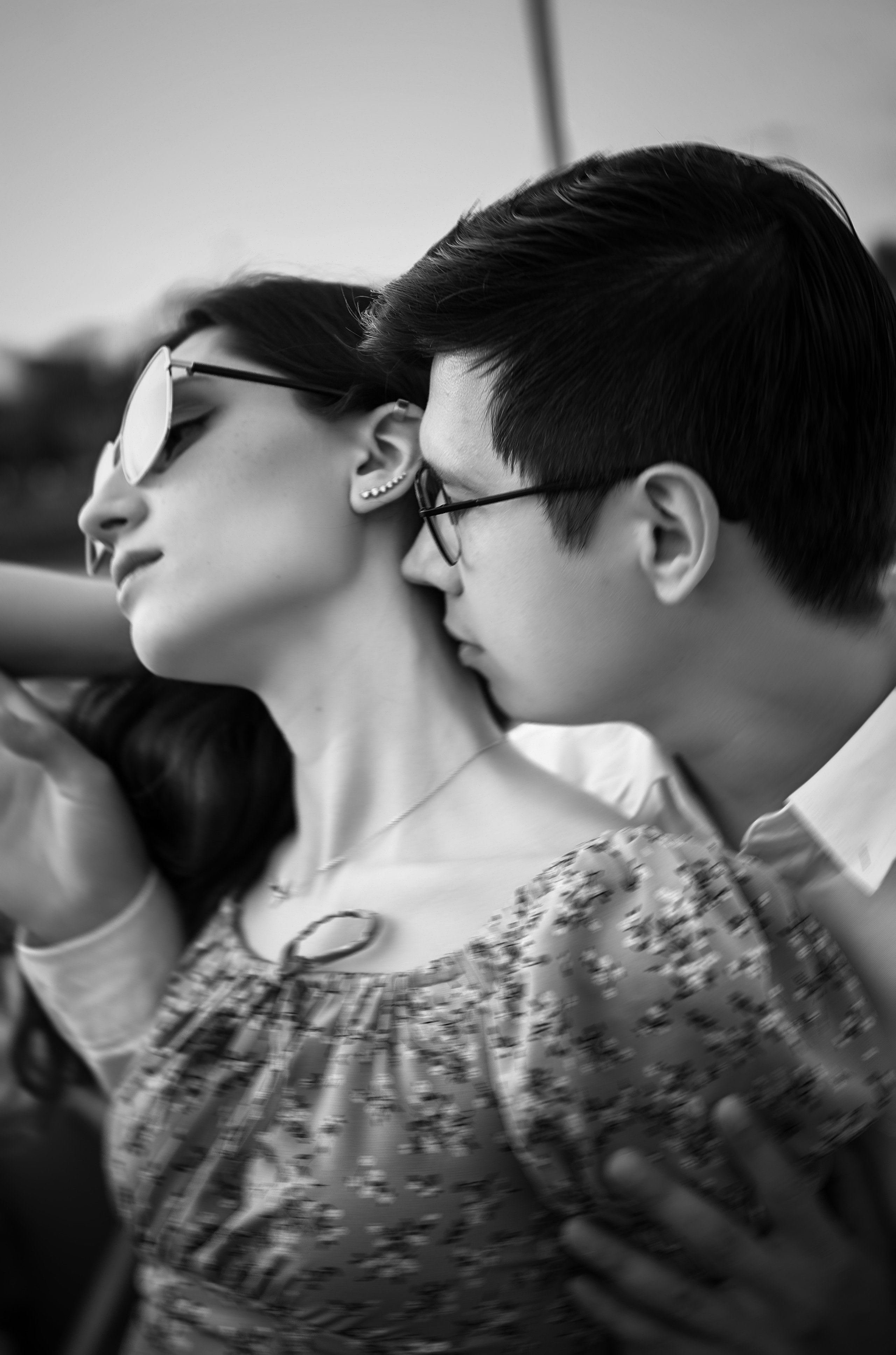 Love story Александра и Виктории на закате. Свадебный, семейный, детский, контент фотограф в Омске Максим Ильин