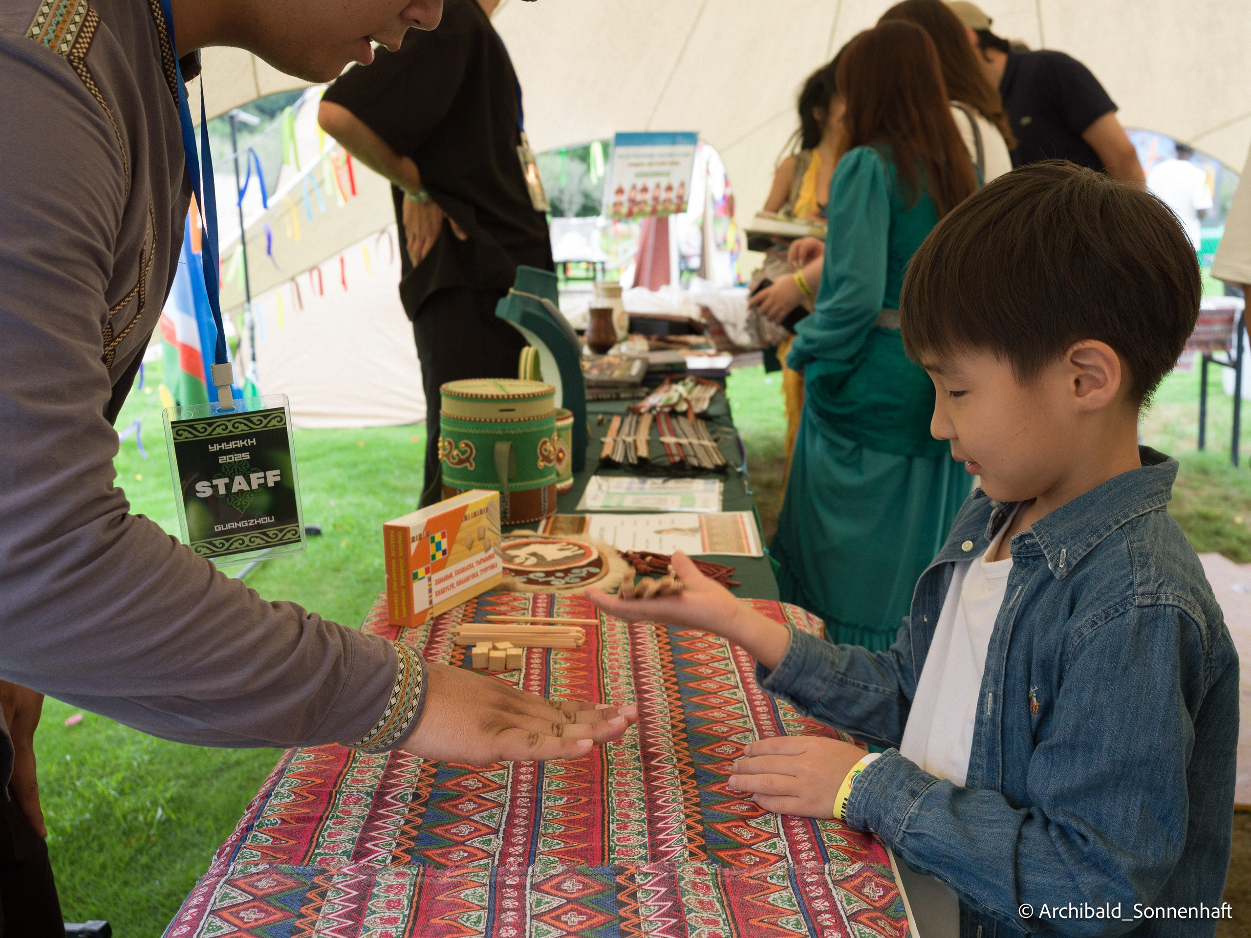 Yakuts festival of rebirth of nature after a hard winter. Photographer in Guangzhou, China. Archibald Sonnenhaft