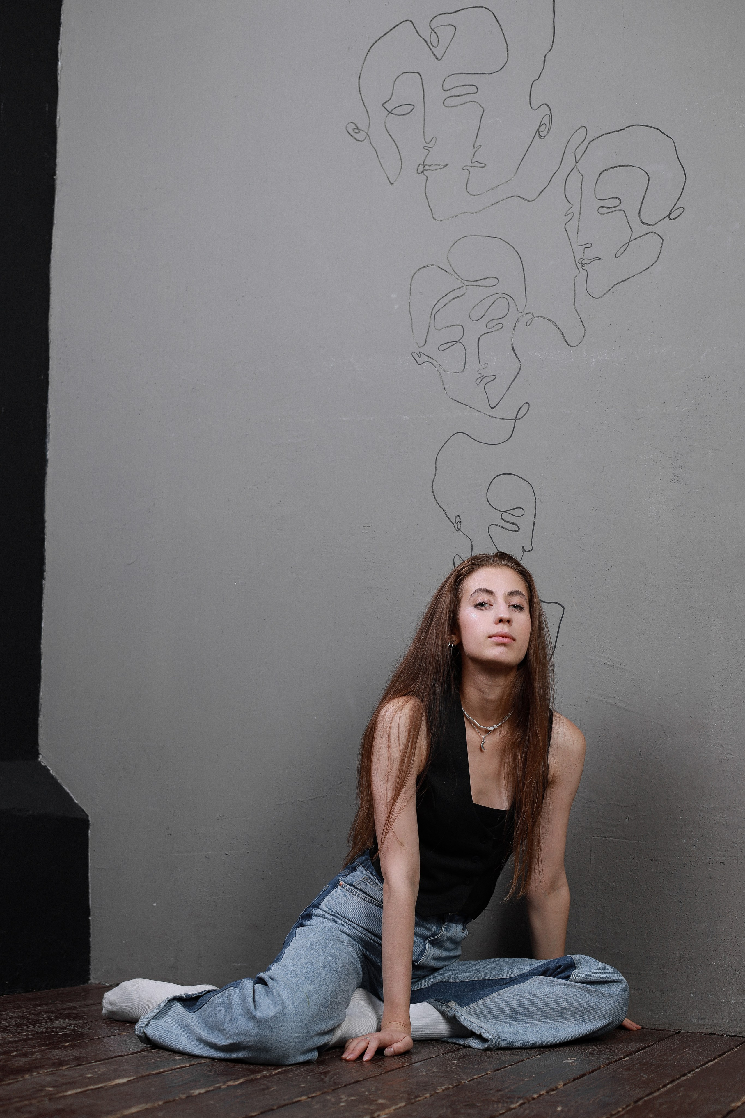 Студийная съемка актрисы. Евгения Волошина Фотограф Москва / Белгород