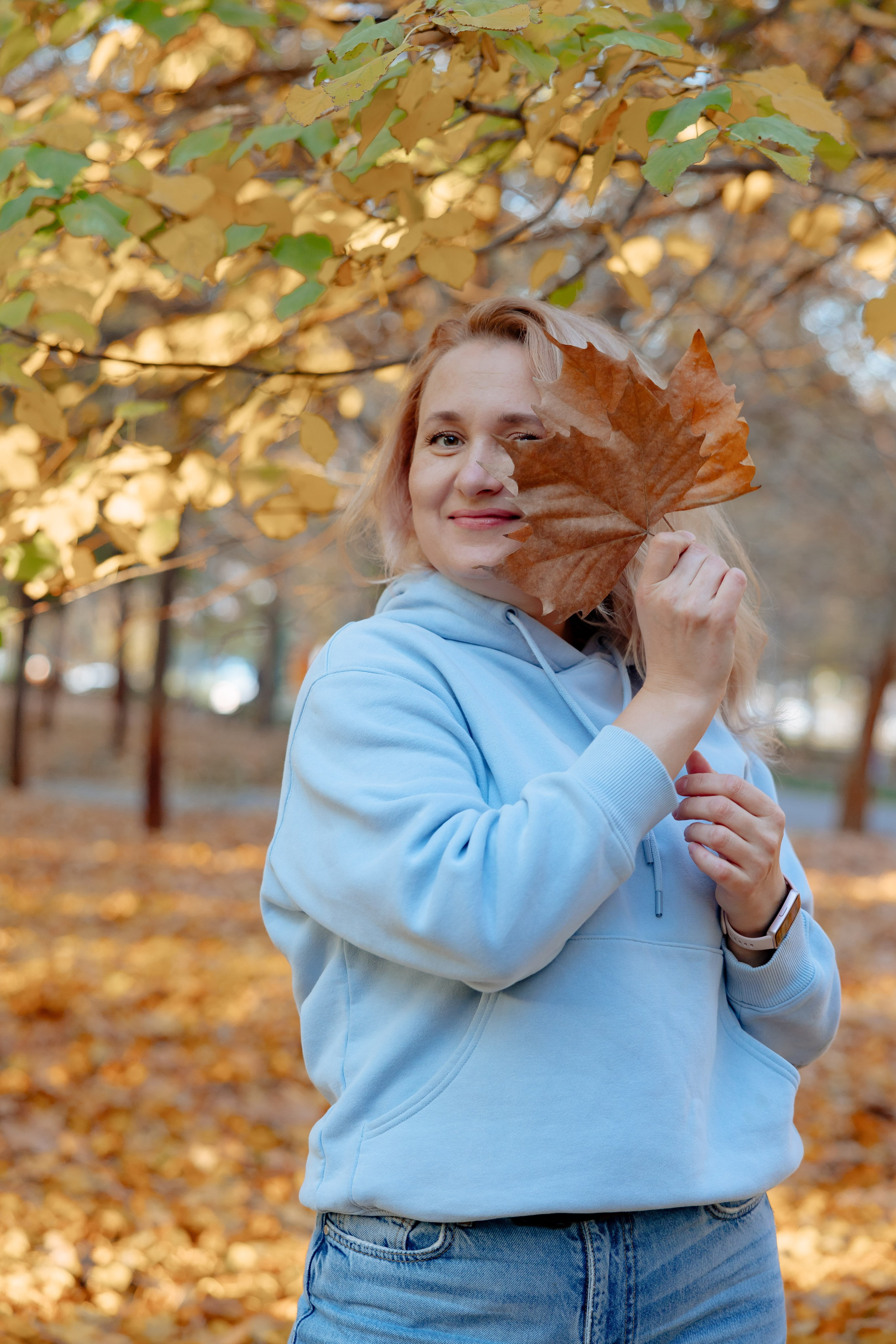 Осень. Профессиональный фотограф и видеооператор