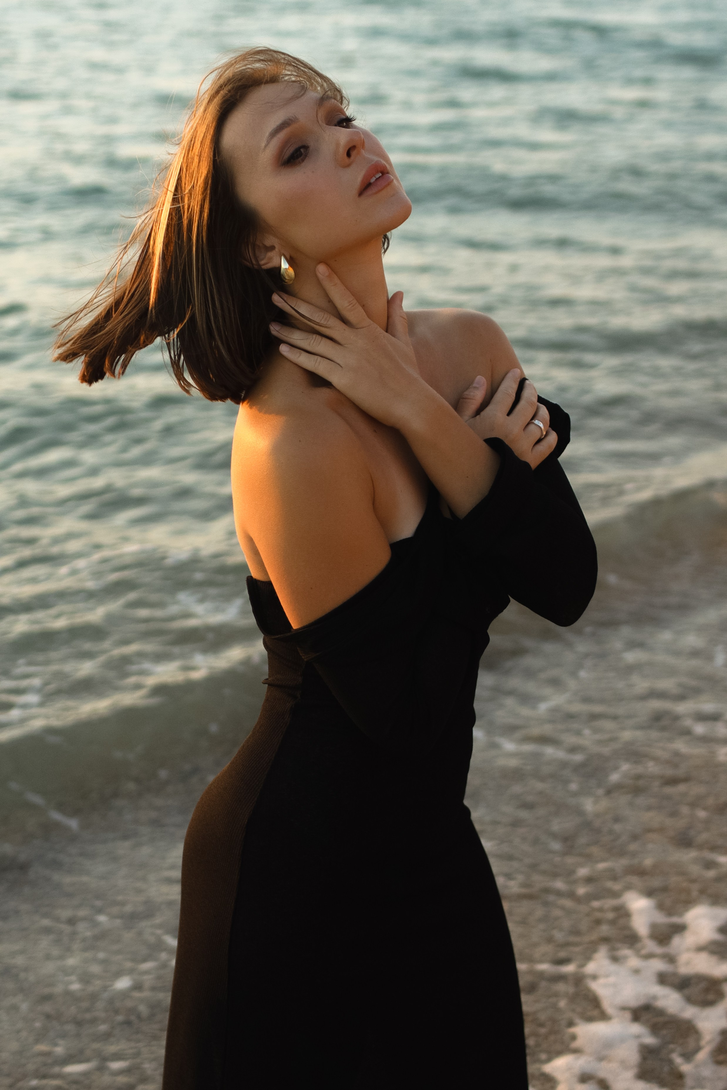 Ира | закат на море. Фотограф Карина Яковлева