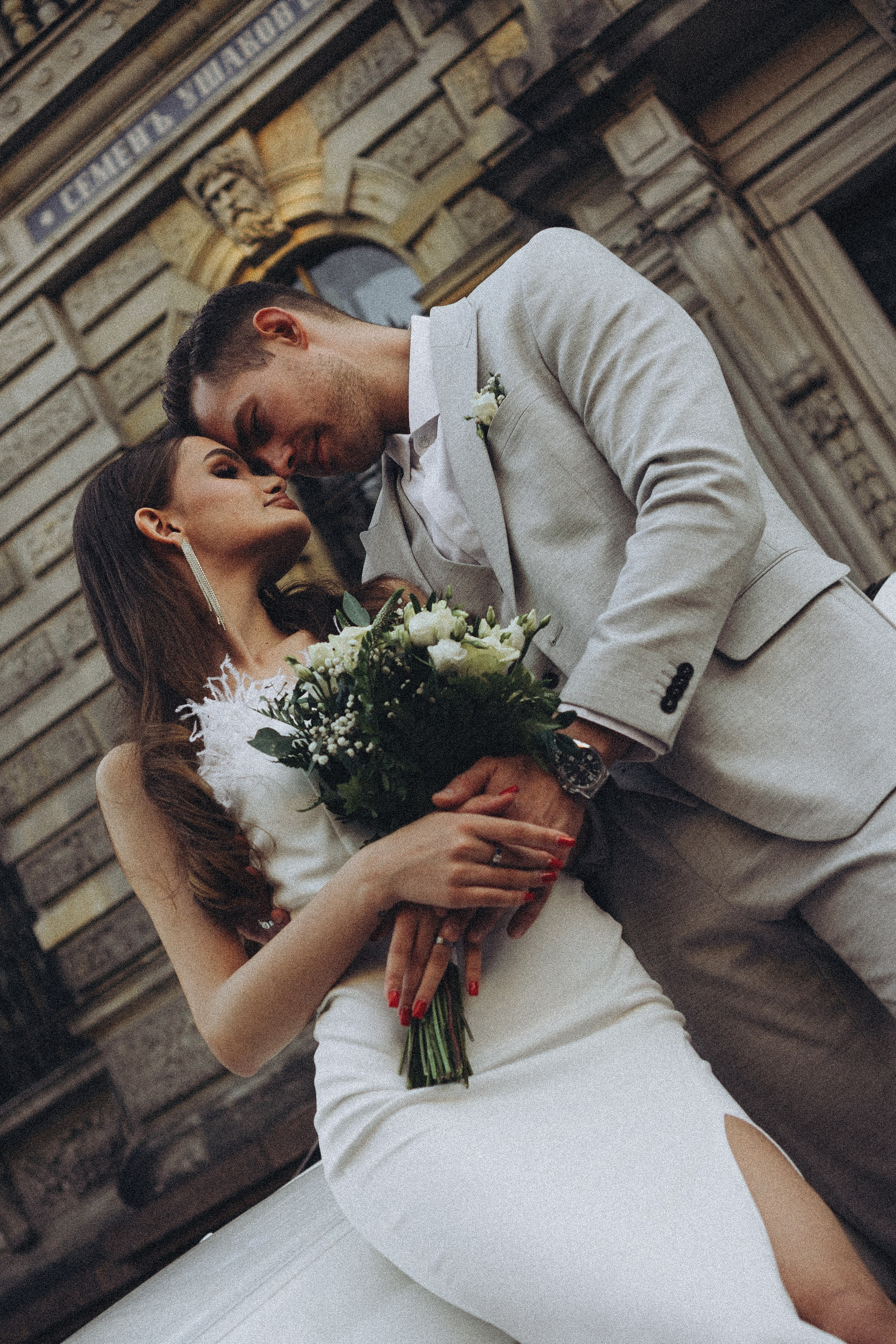 Свадебная сьемка у академии Штиглица. Профессиональный фотограф, Санкт-Петербург — Виктория Богомолова