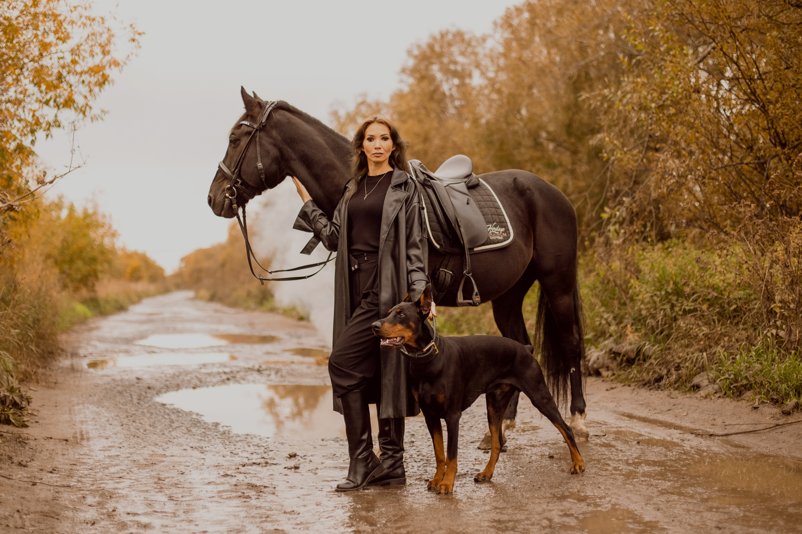 Фотосессия в темном стиле