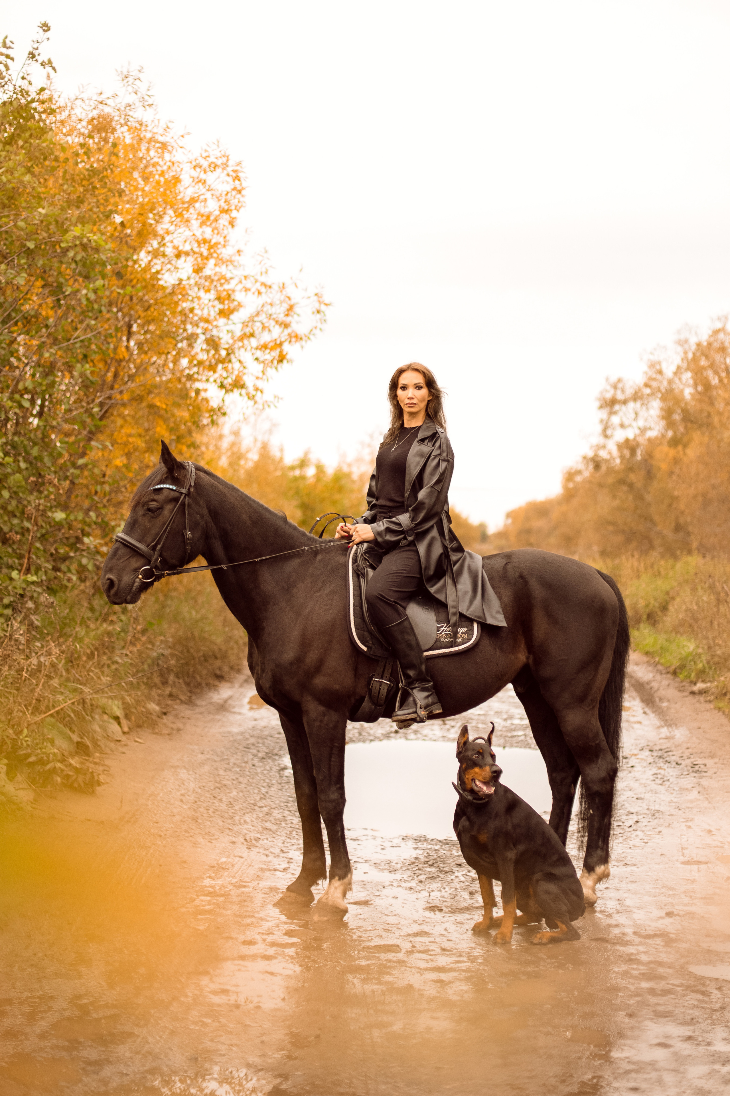 Фотосессия в темном стиле