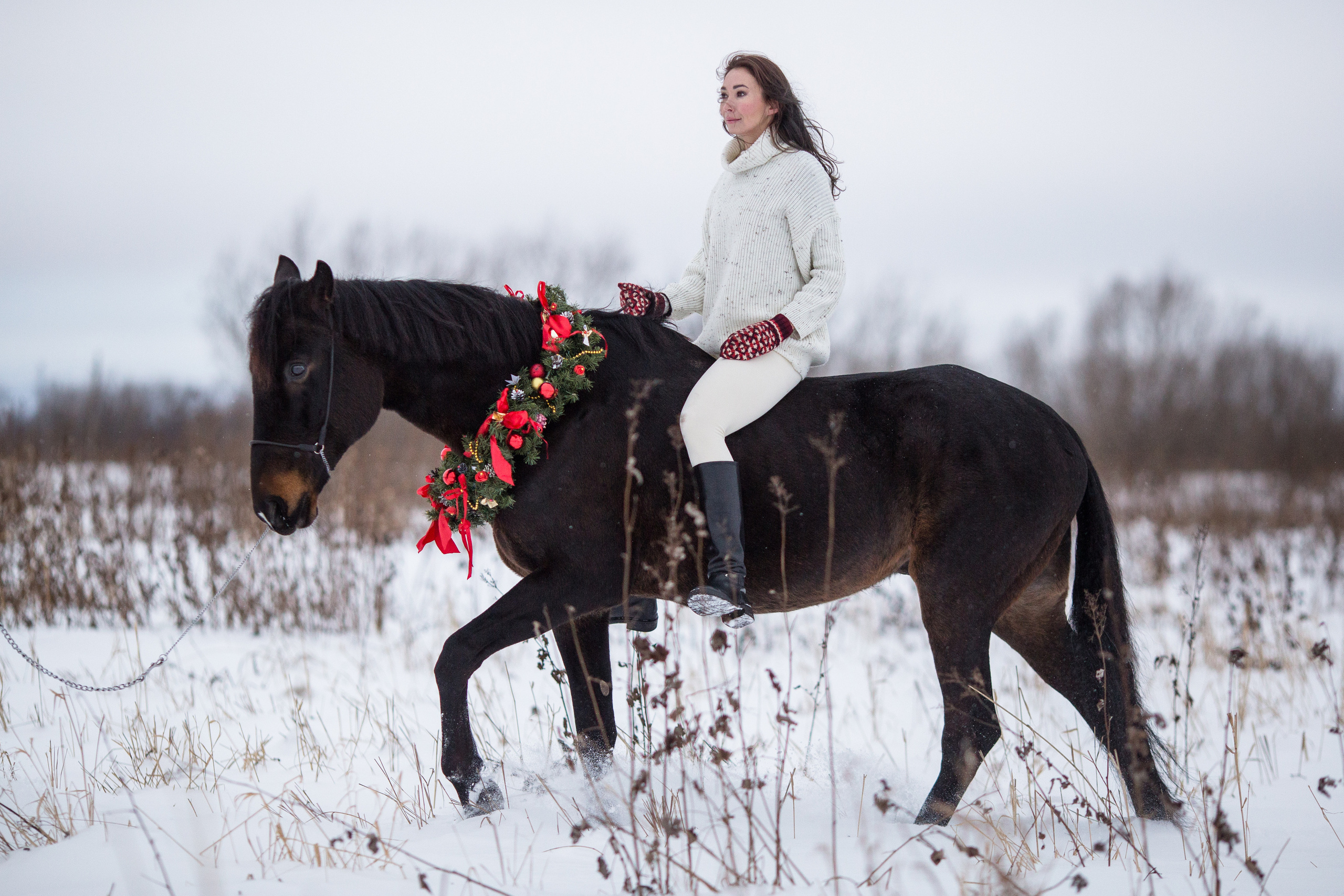 Тематическая фотосессия с лошадью
