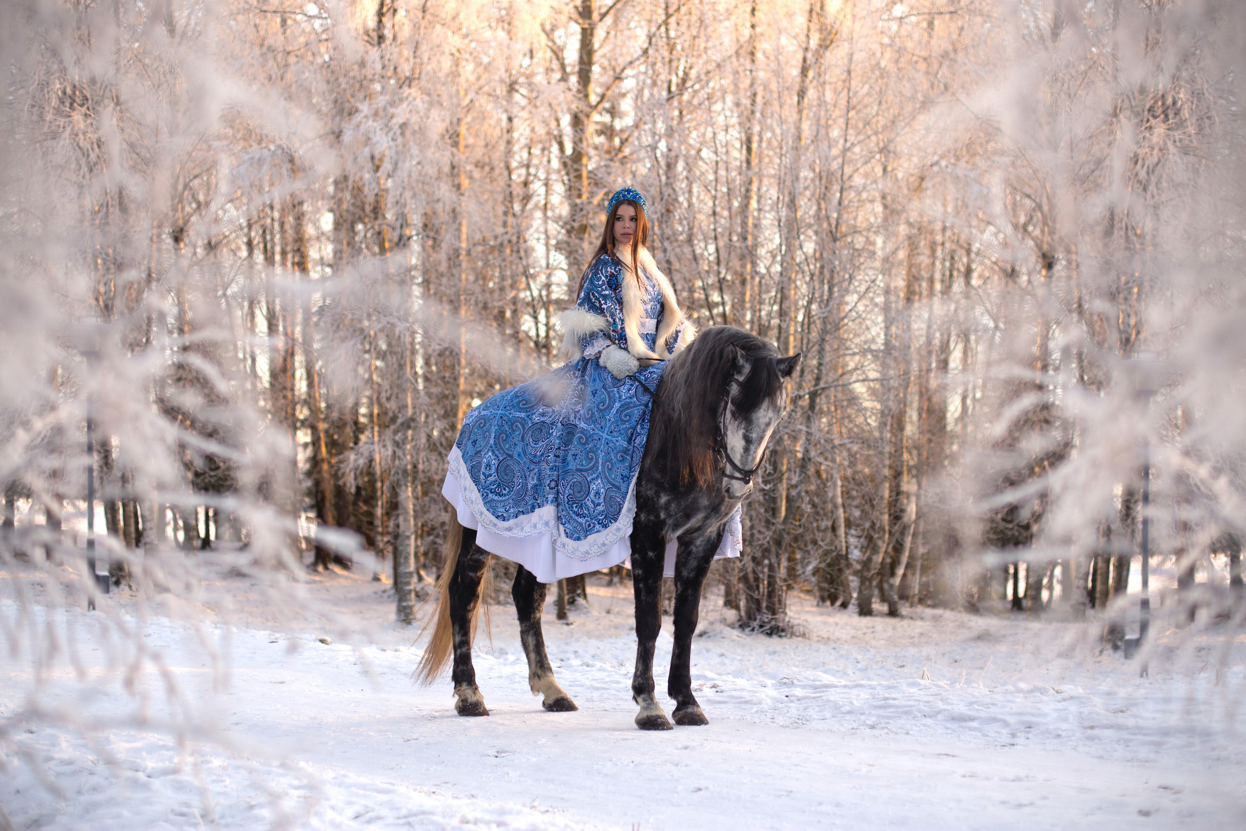 Фотосессия в русско-народном стиле