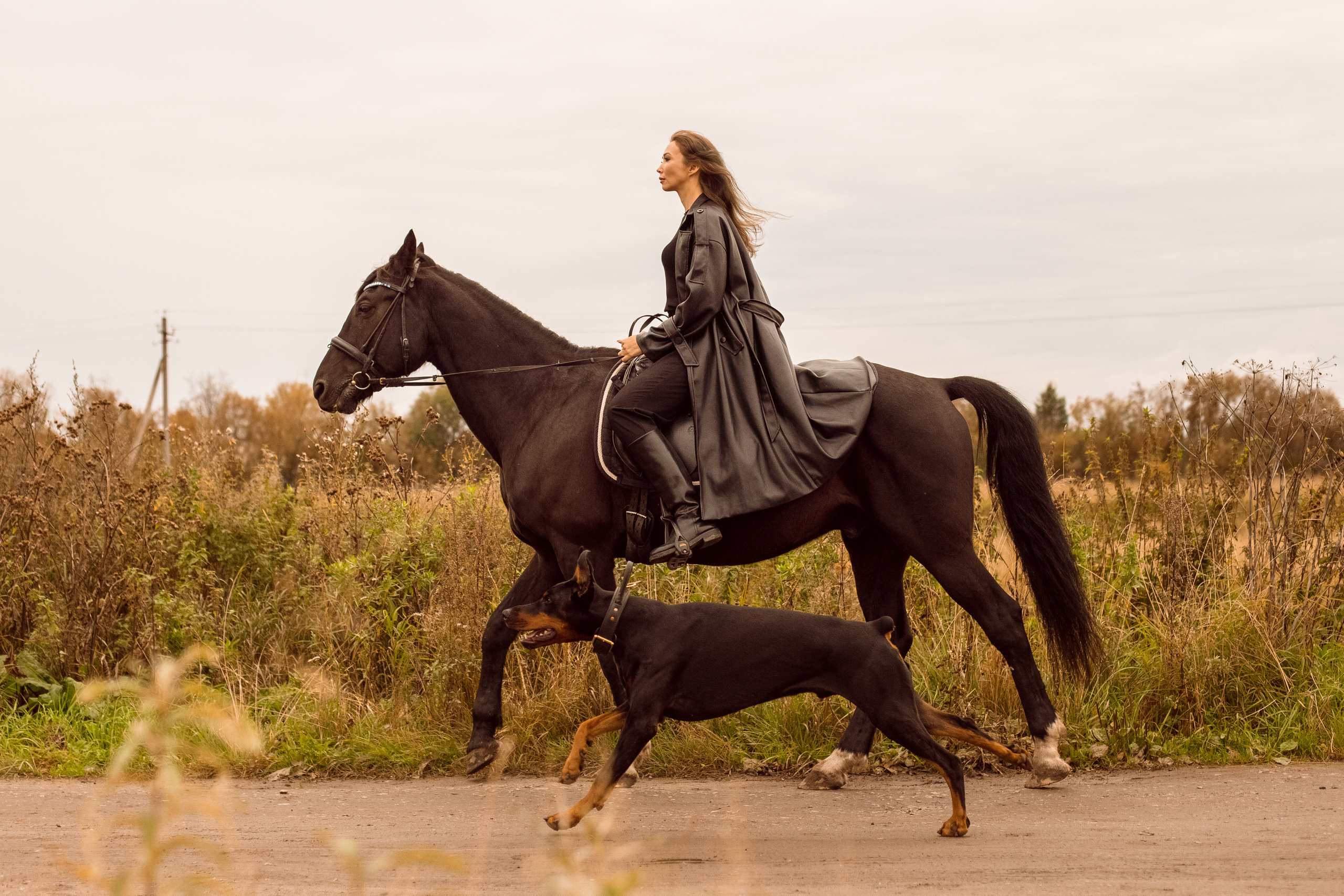 Фотосессия в темном стиле