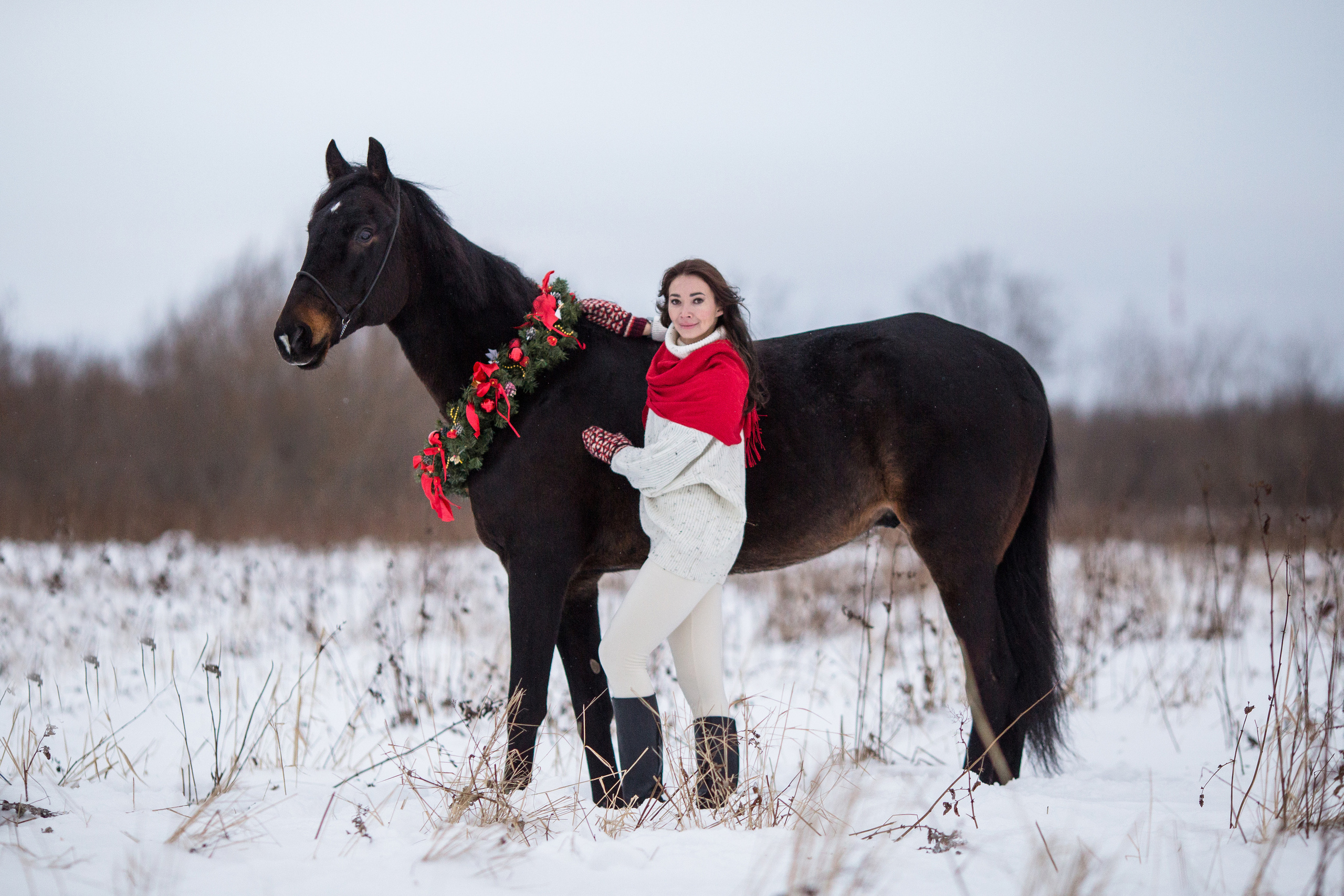 Тематическая фотосессия с лошадью