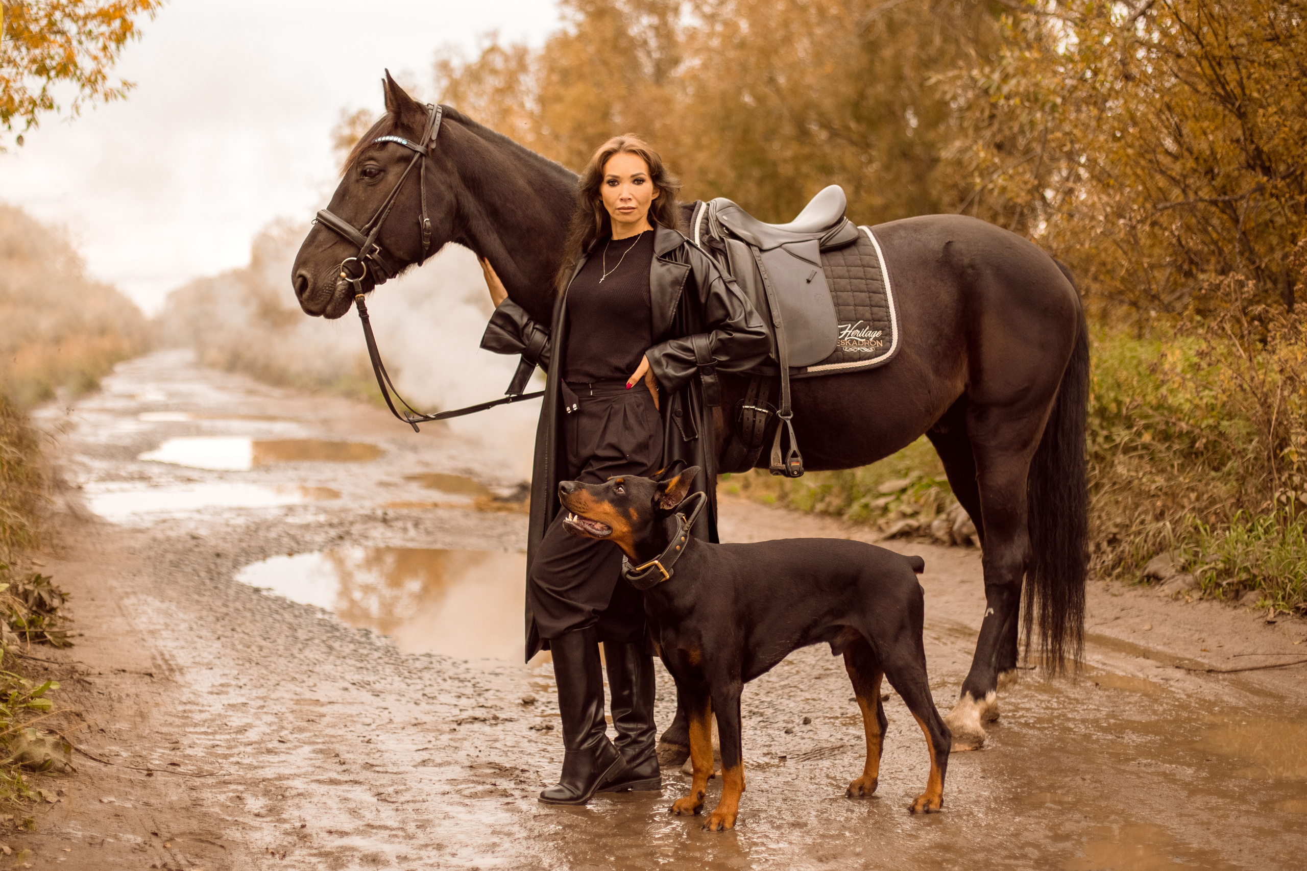 Фотосессия в темном стиле