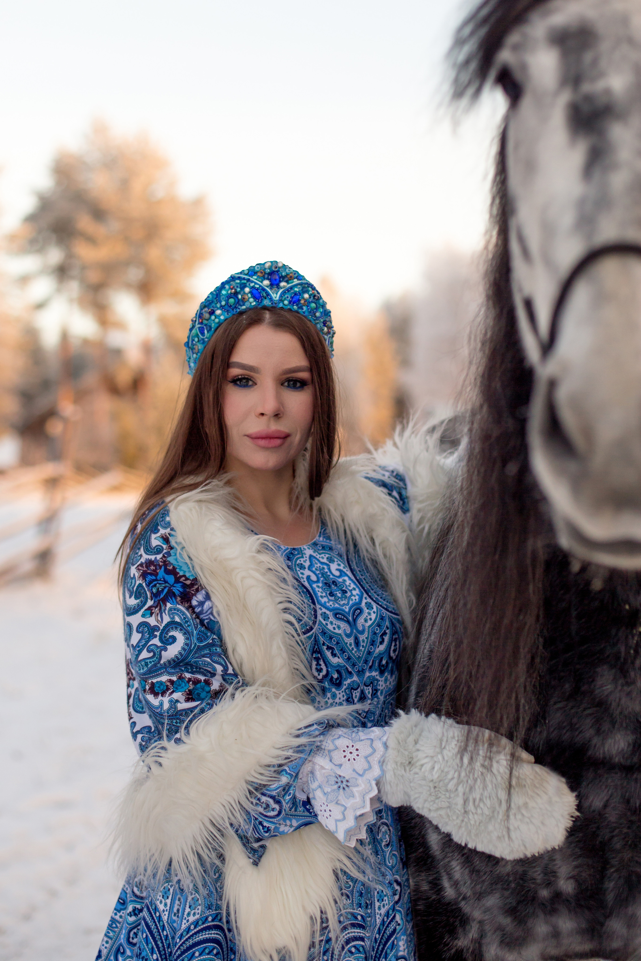 Фотосессия в русско-народном стиле