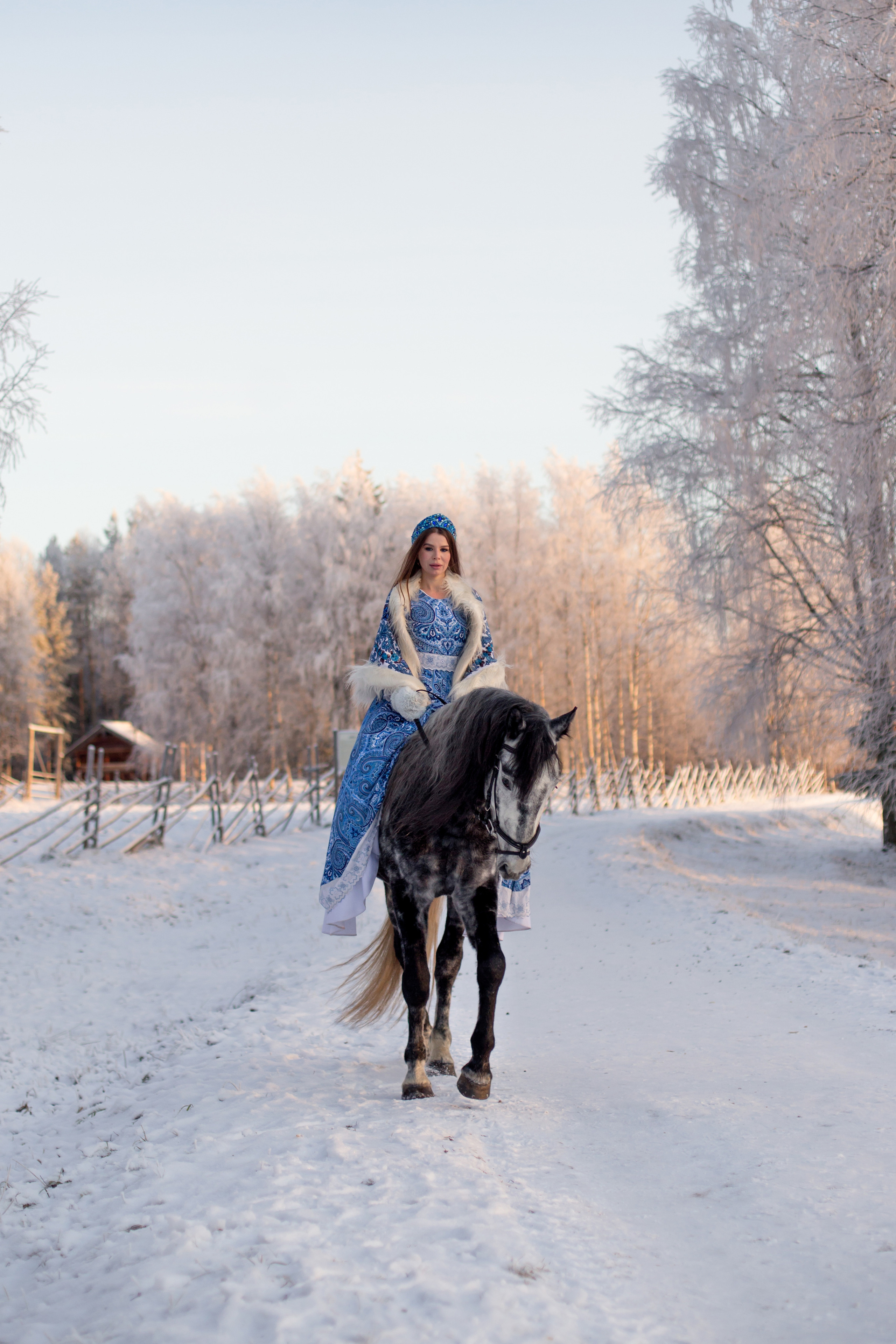 Фотосессия в русско-народном стиле