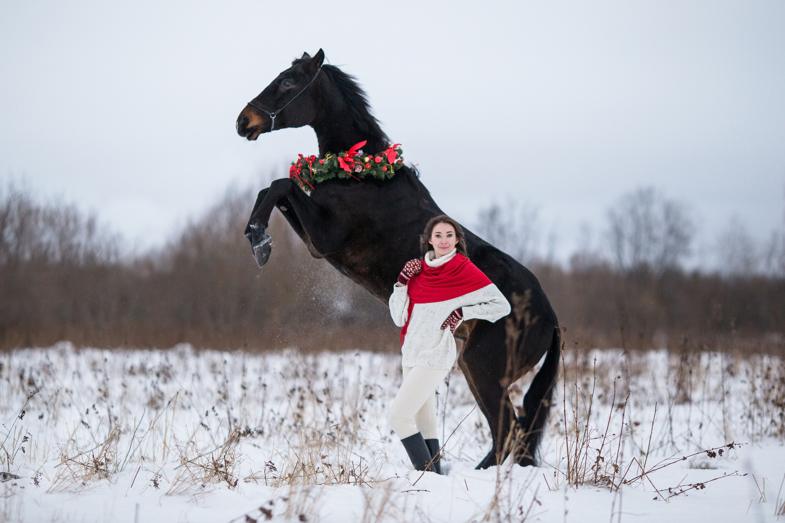 Тематическая фотосессия с лошадью