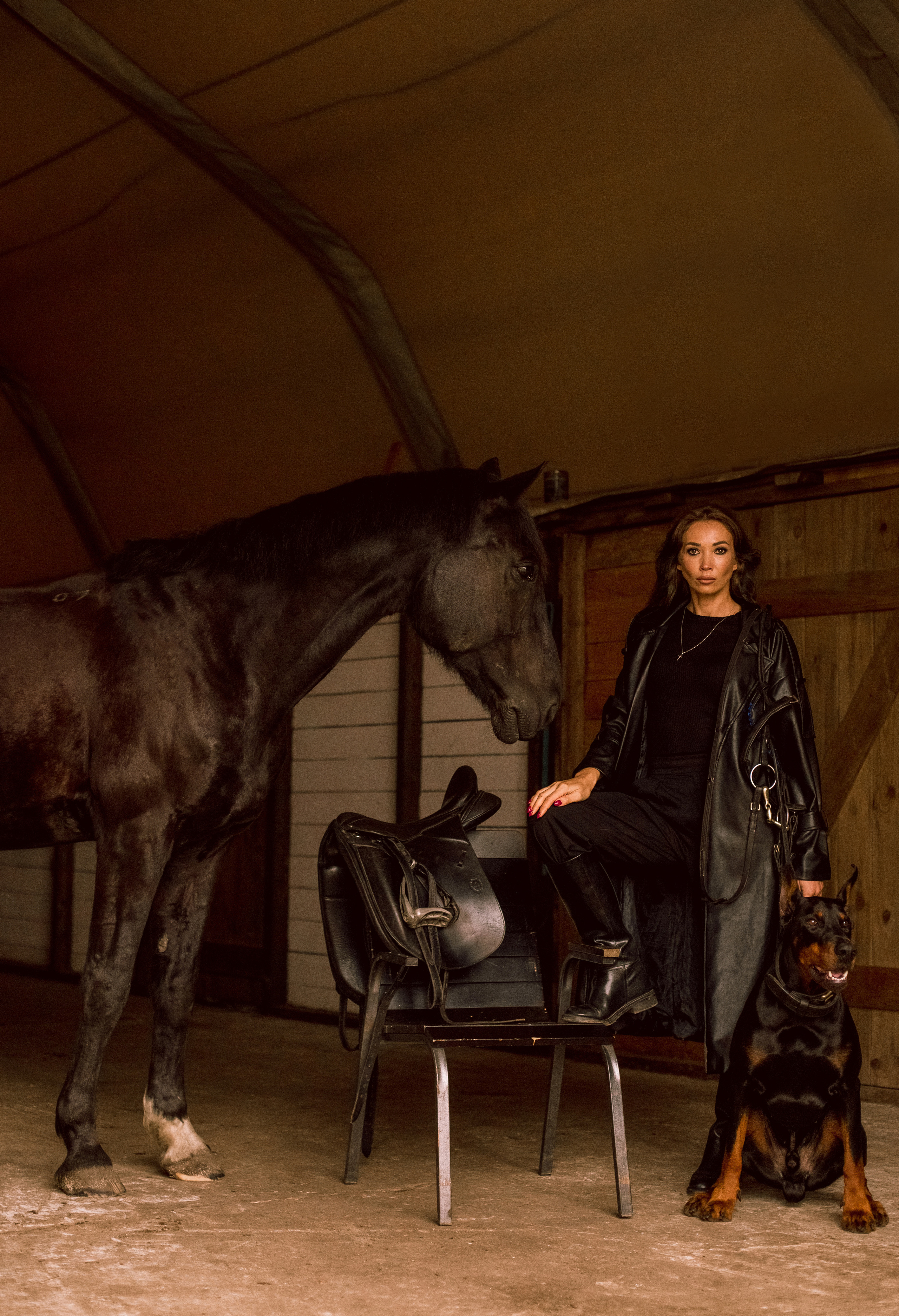 Фотосессия в темном стиле