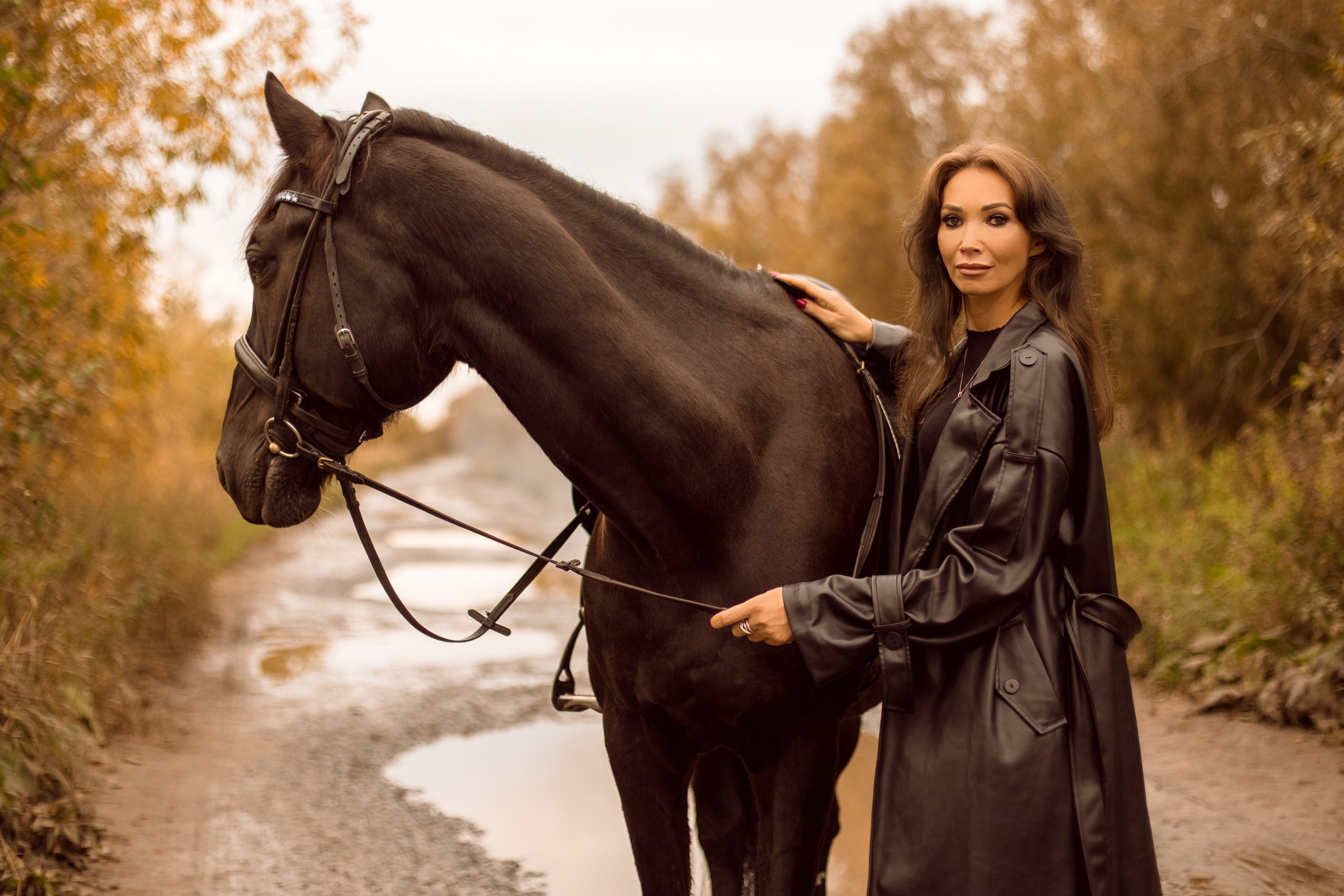 Фотосессия в темном стиле