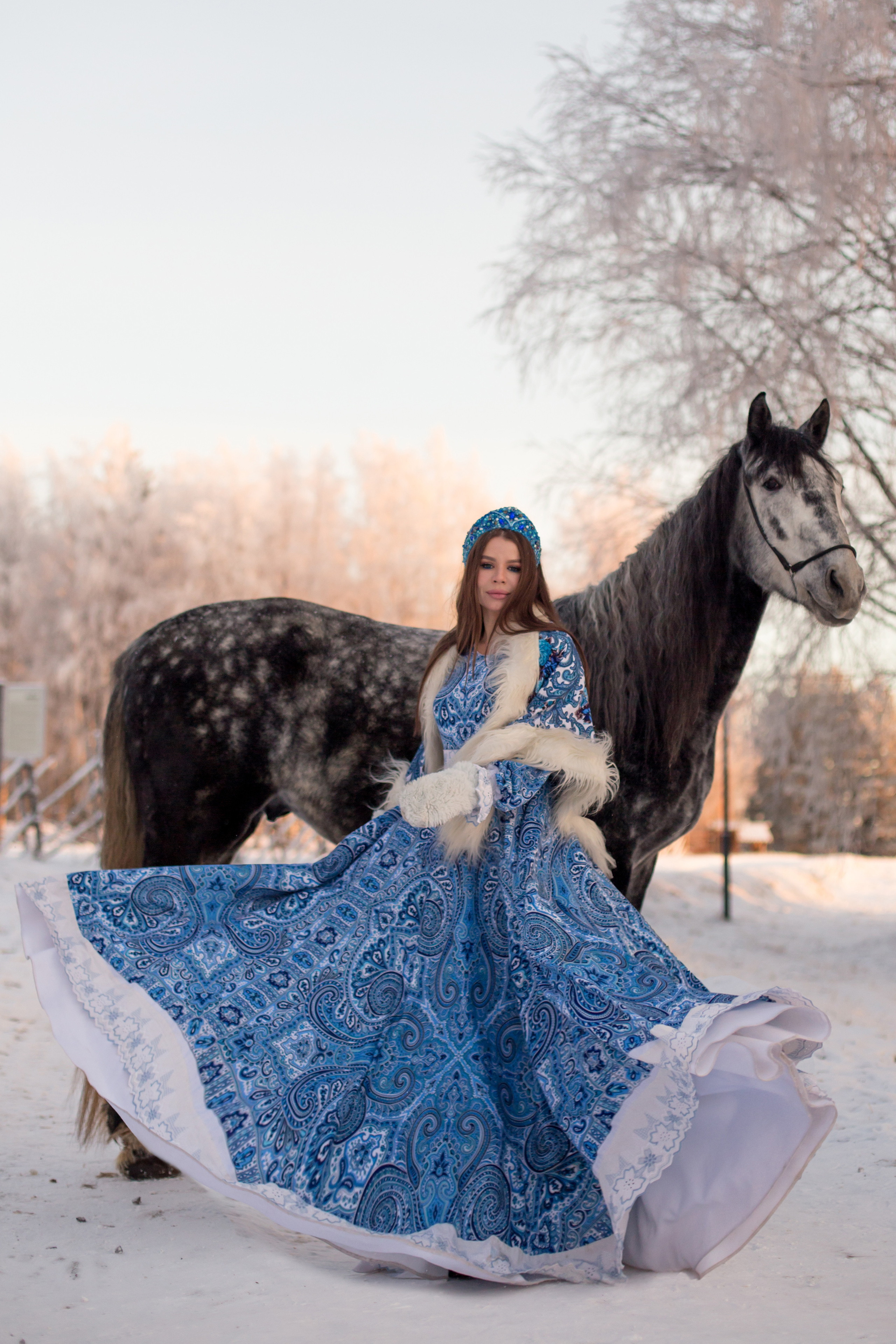 Фотосессия в русско-народном стиле