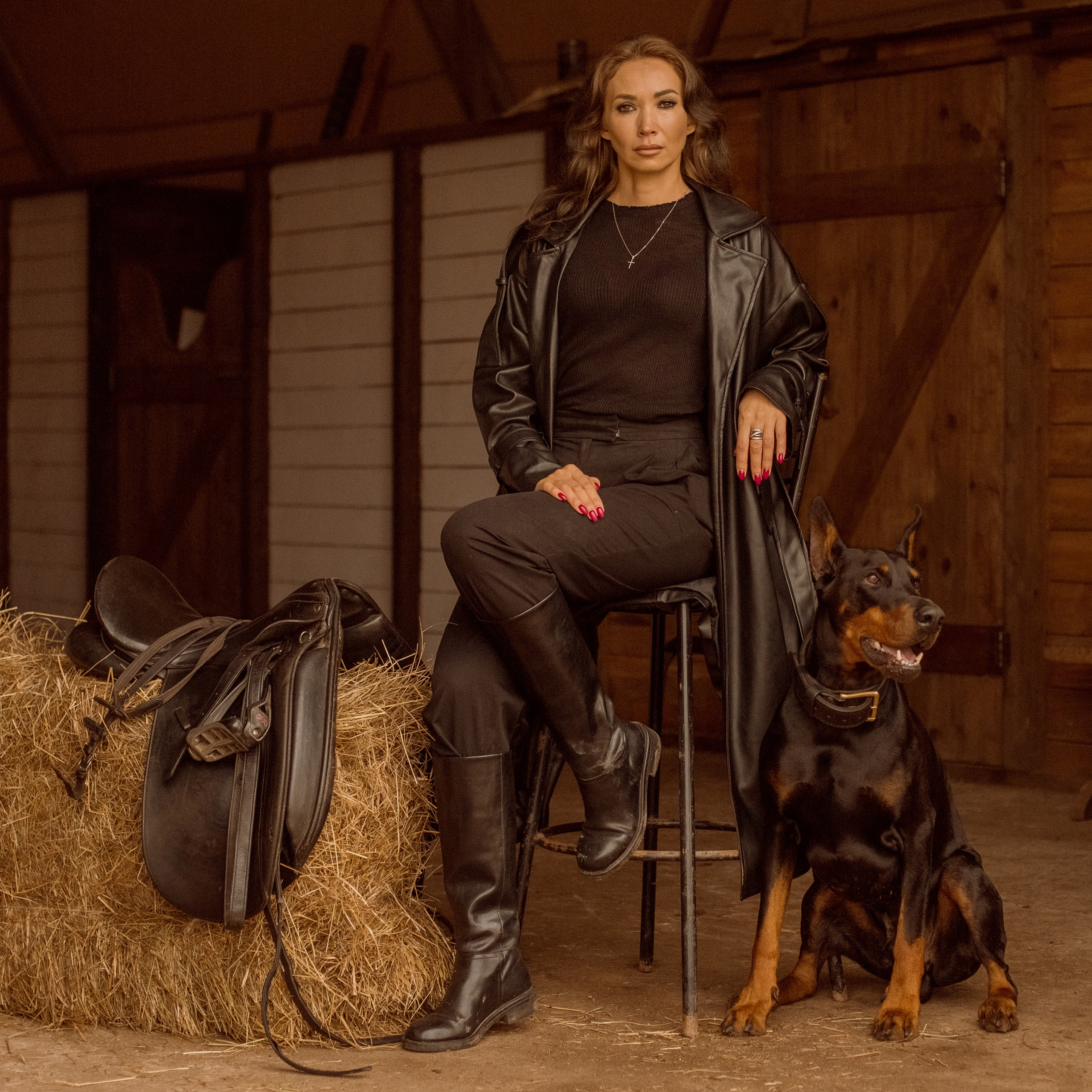 Фотосессия в темном стиле