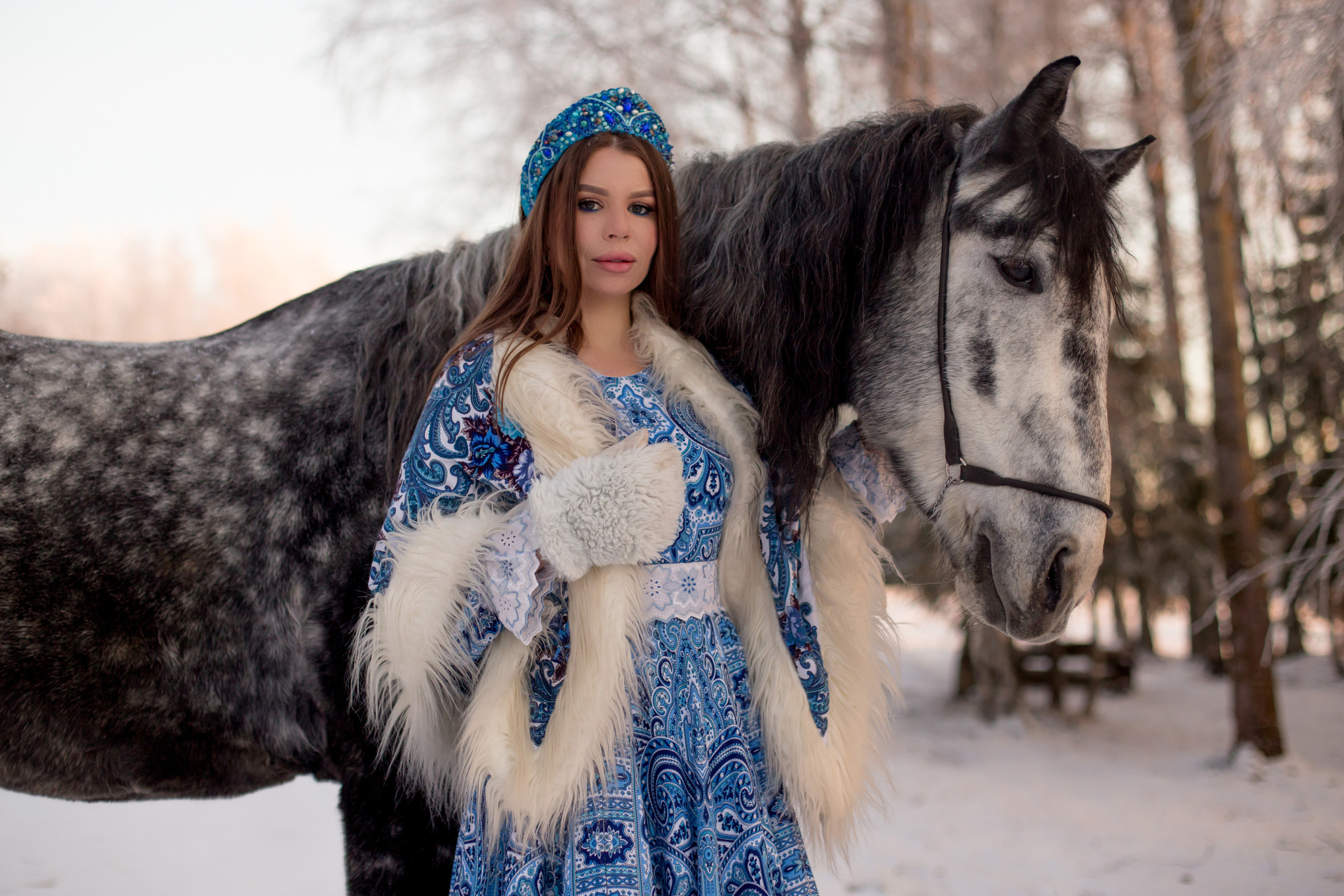 Фотосессия в русско-народном стиле