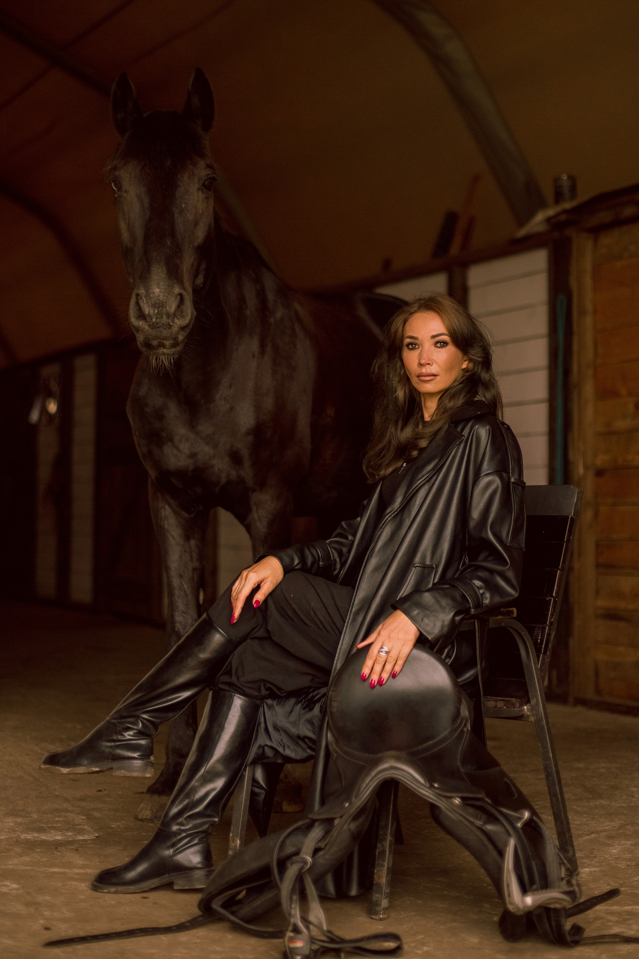 Фотосессия в темном стиле