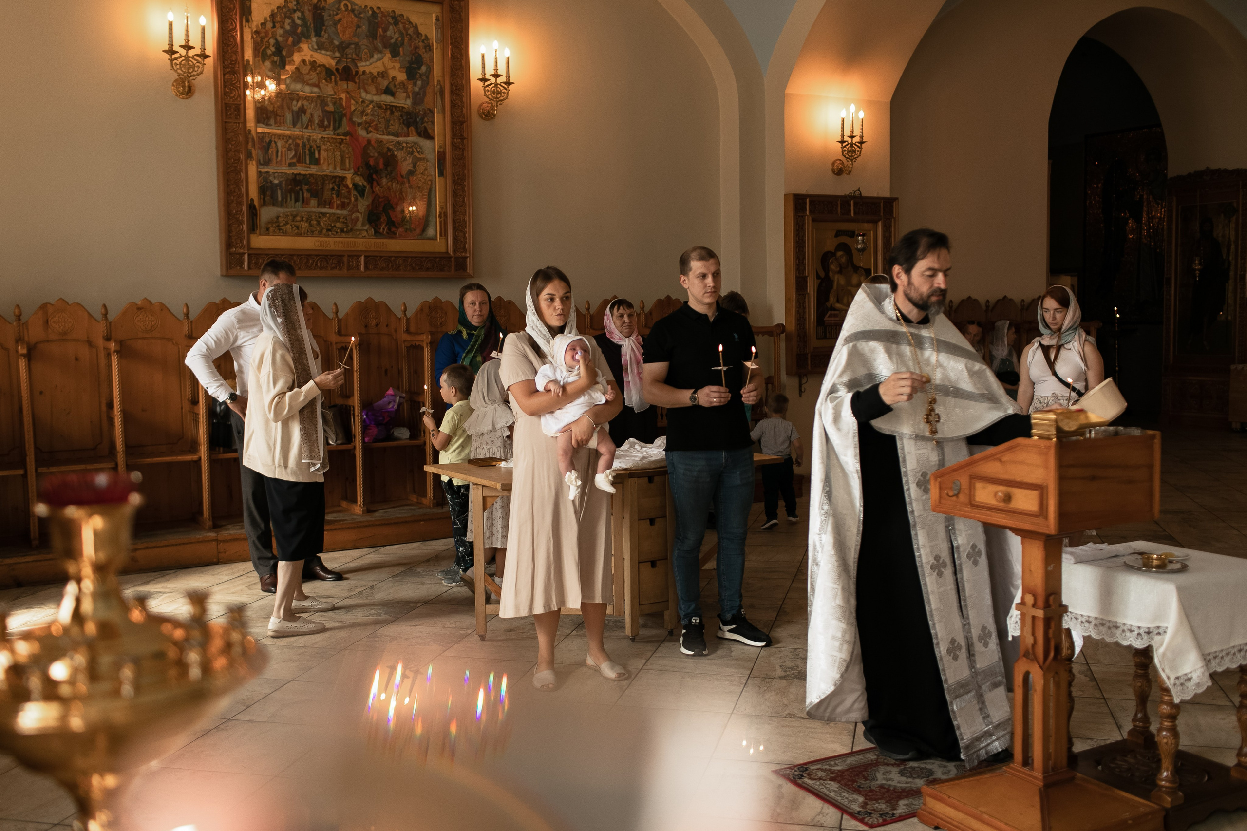 Крещение Анастасии. Свадебный и Семейный фотограф в Москве Александра Вайпер