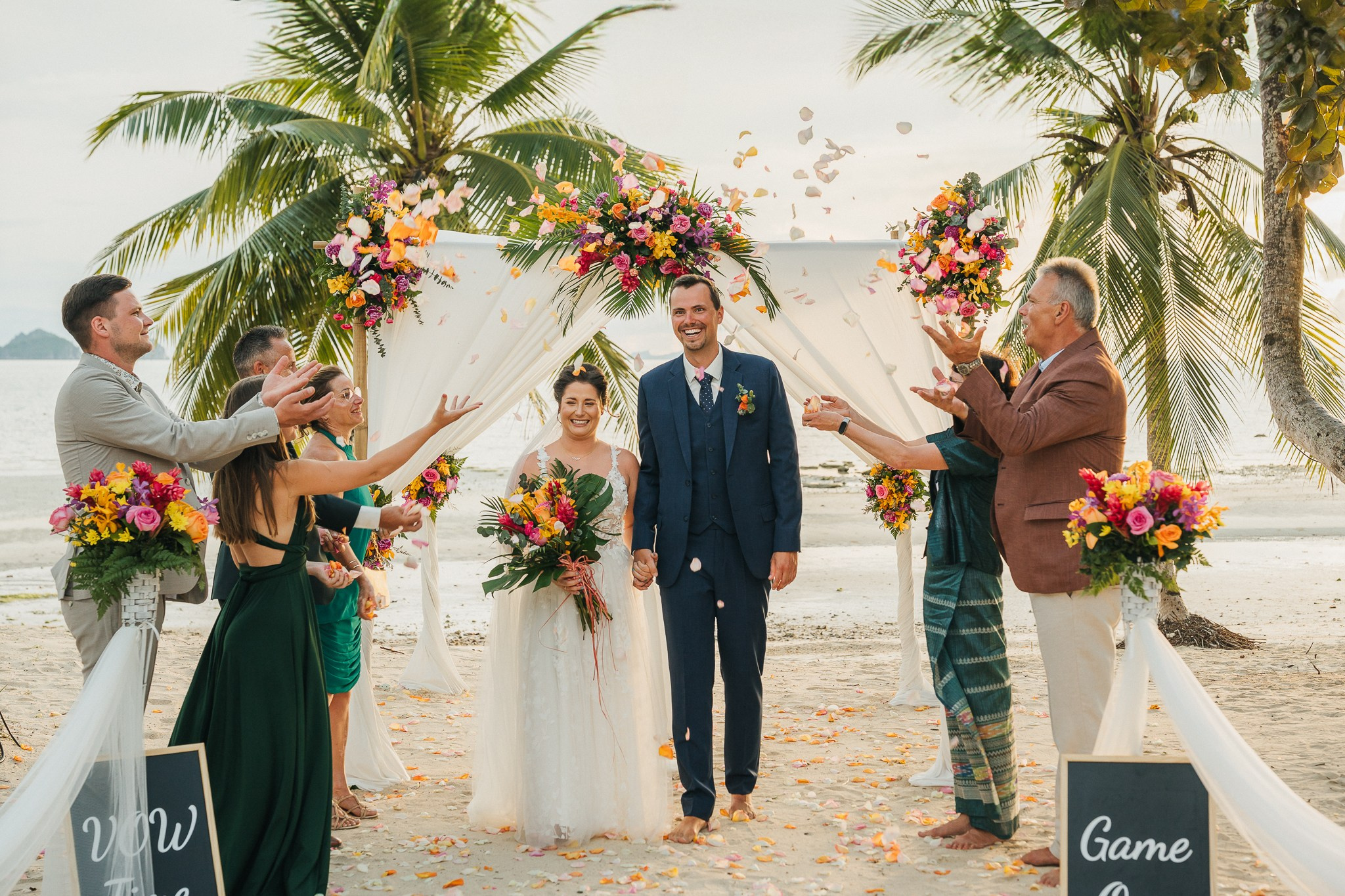 Louisa & Sascha 18.04.2025. Mariage à Koh Samui, en Thaïlande. Whatsapp: +66 94 3 650 301