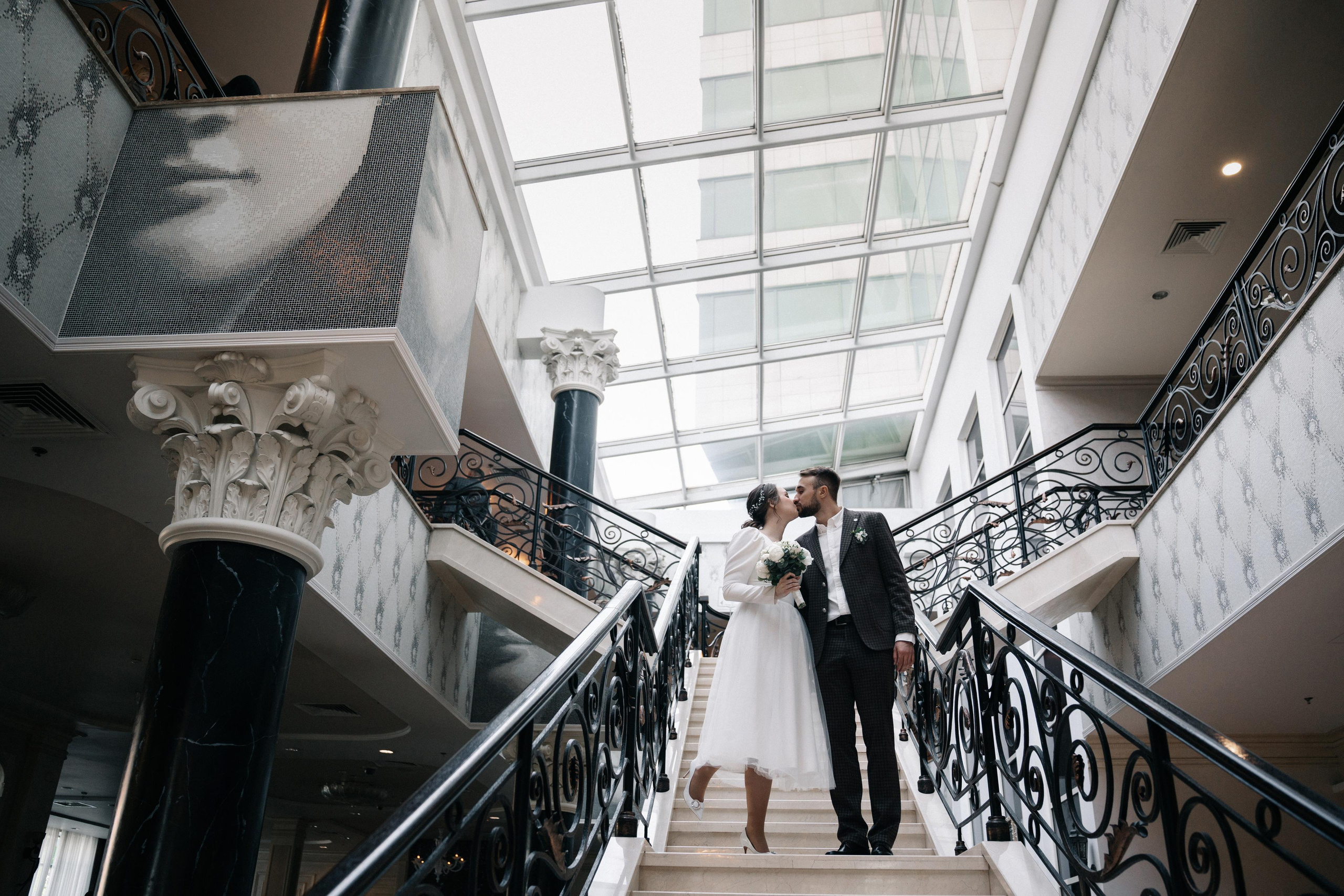 Свадебная фотосессия для Влады и Юрия в отеле Милан