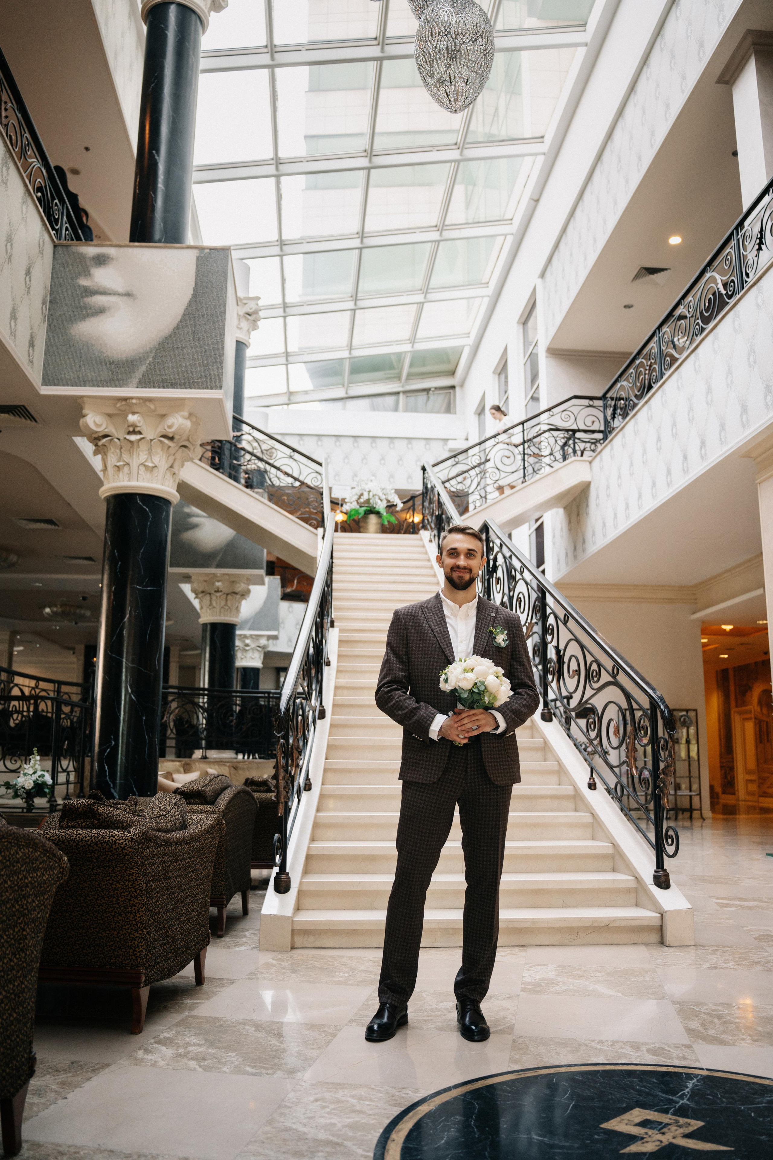 Свадебная фотосессия для Влады и Юрия в отеле Милан