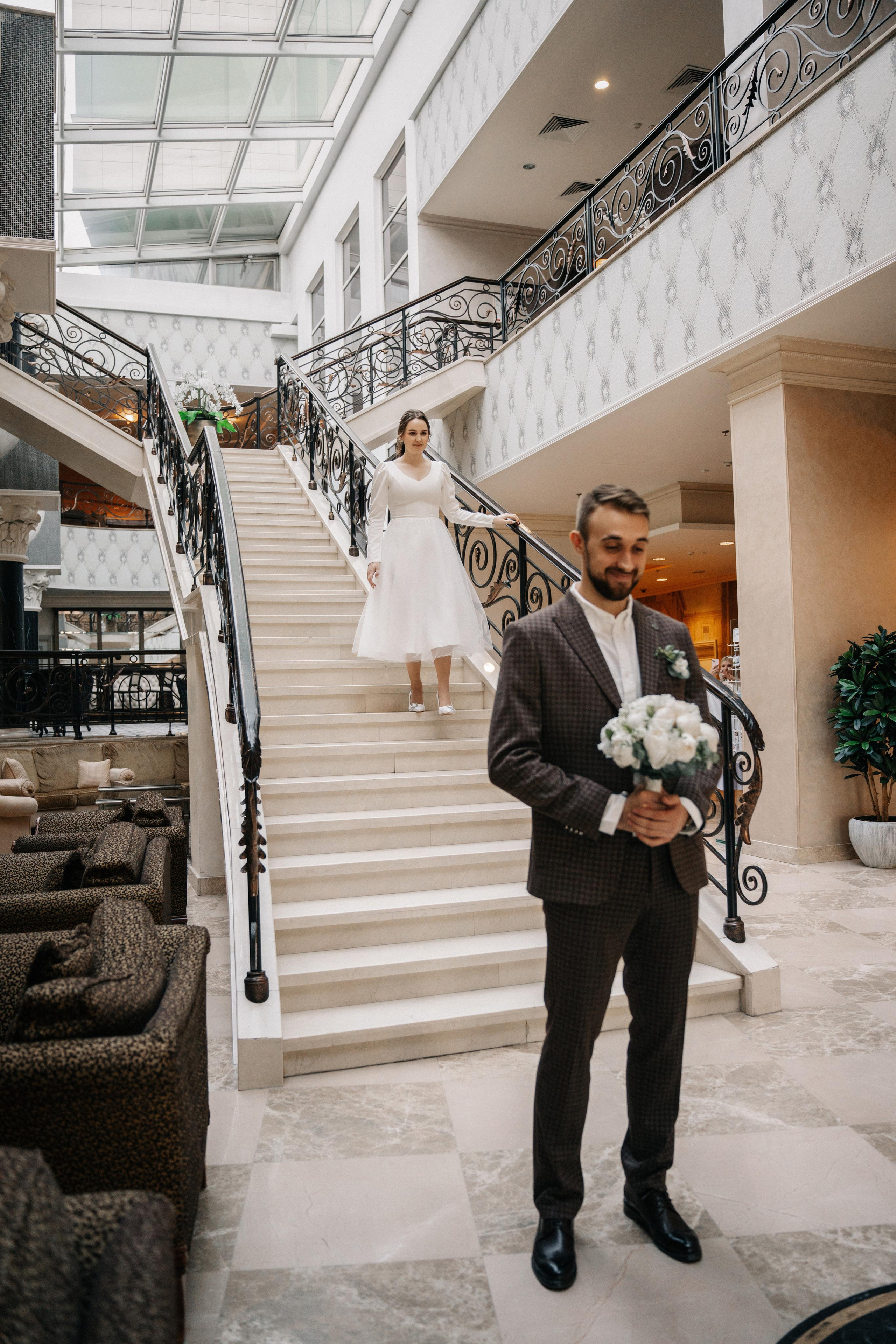 Свадебная фотосессия для Влады и Юрия в отеле Милан