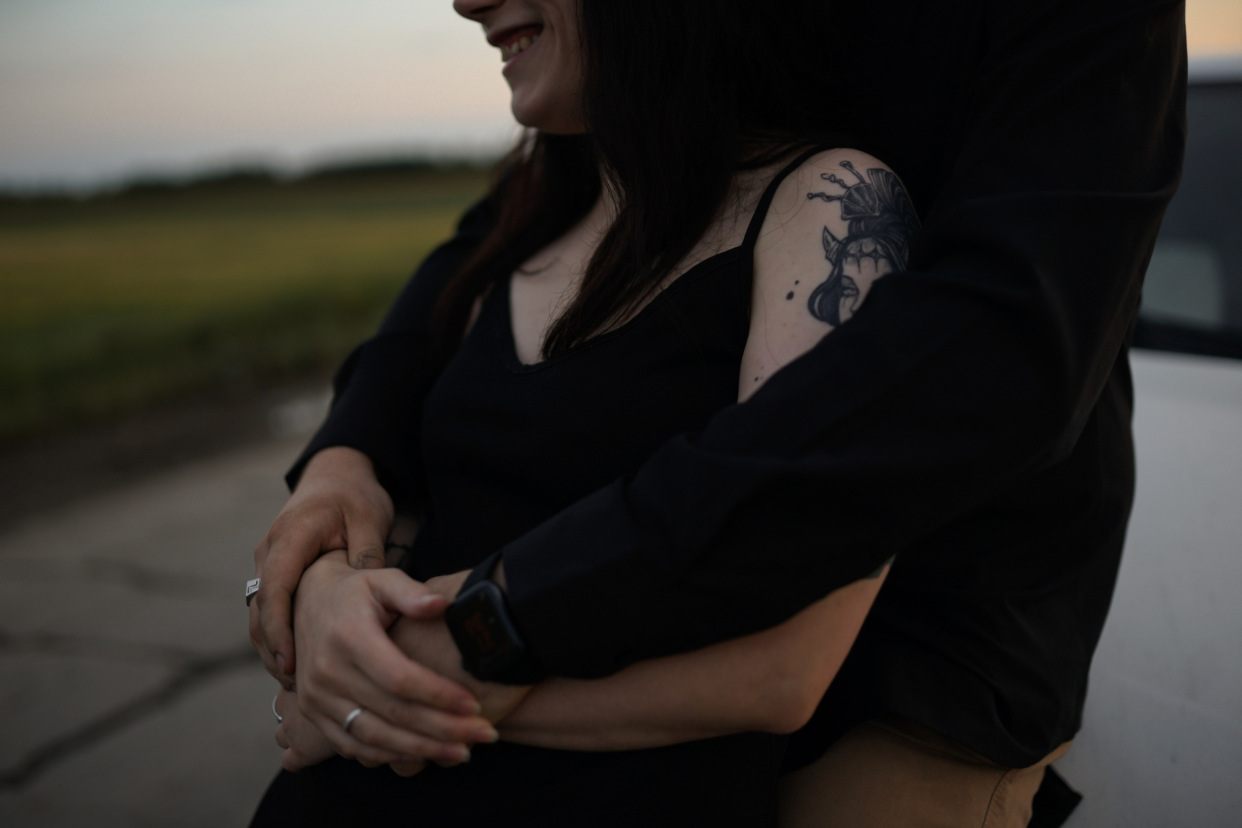 Поздний закат