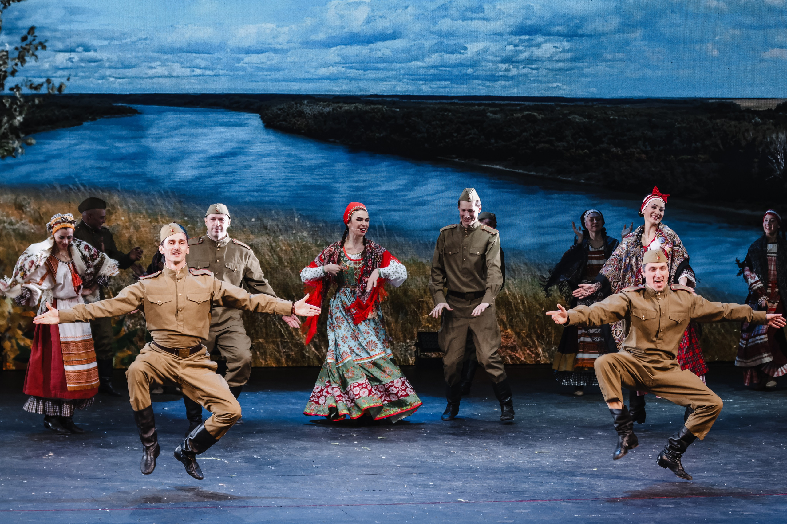 Василий Теркин, театр «Русская песня». Фотограф Ольга Махалова — Санкт-Петербург, Москва, Нижний Новгород