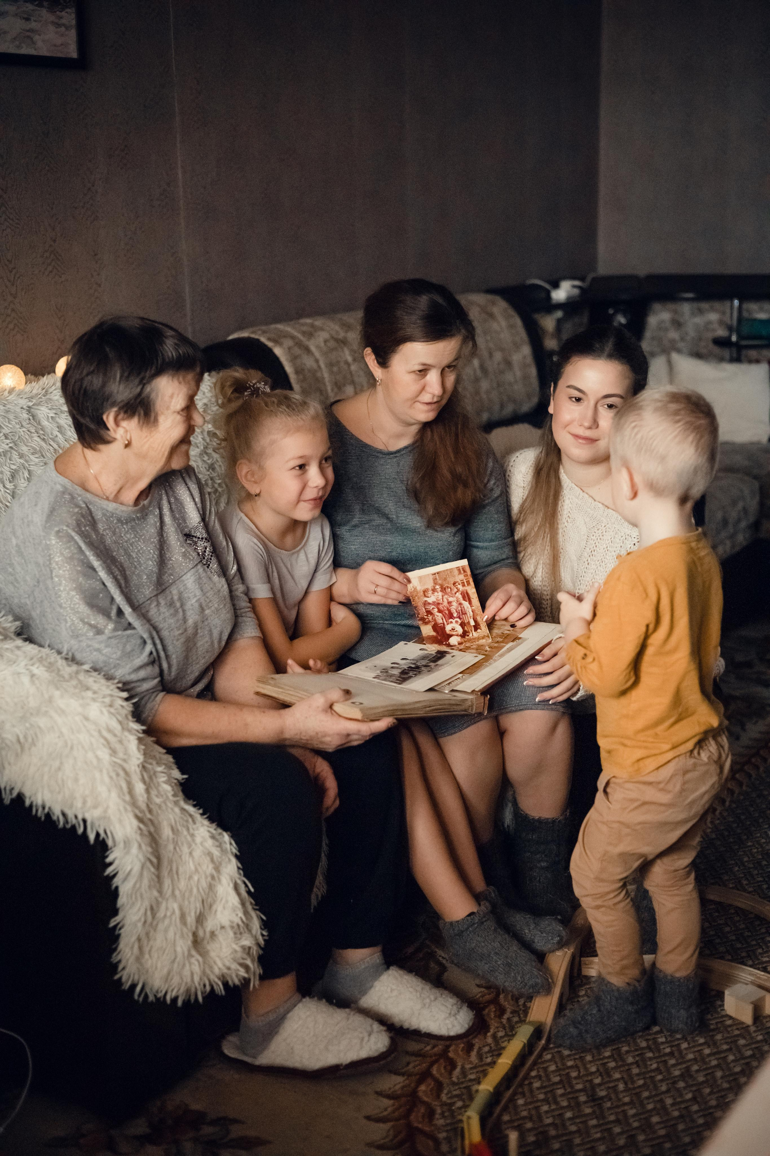От сердца к сердцу через поколения. Семейный фотограф в Казани Римма Гатауллина