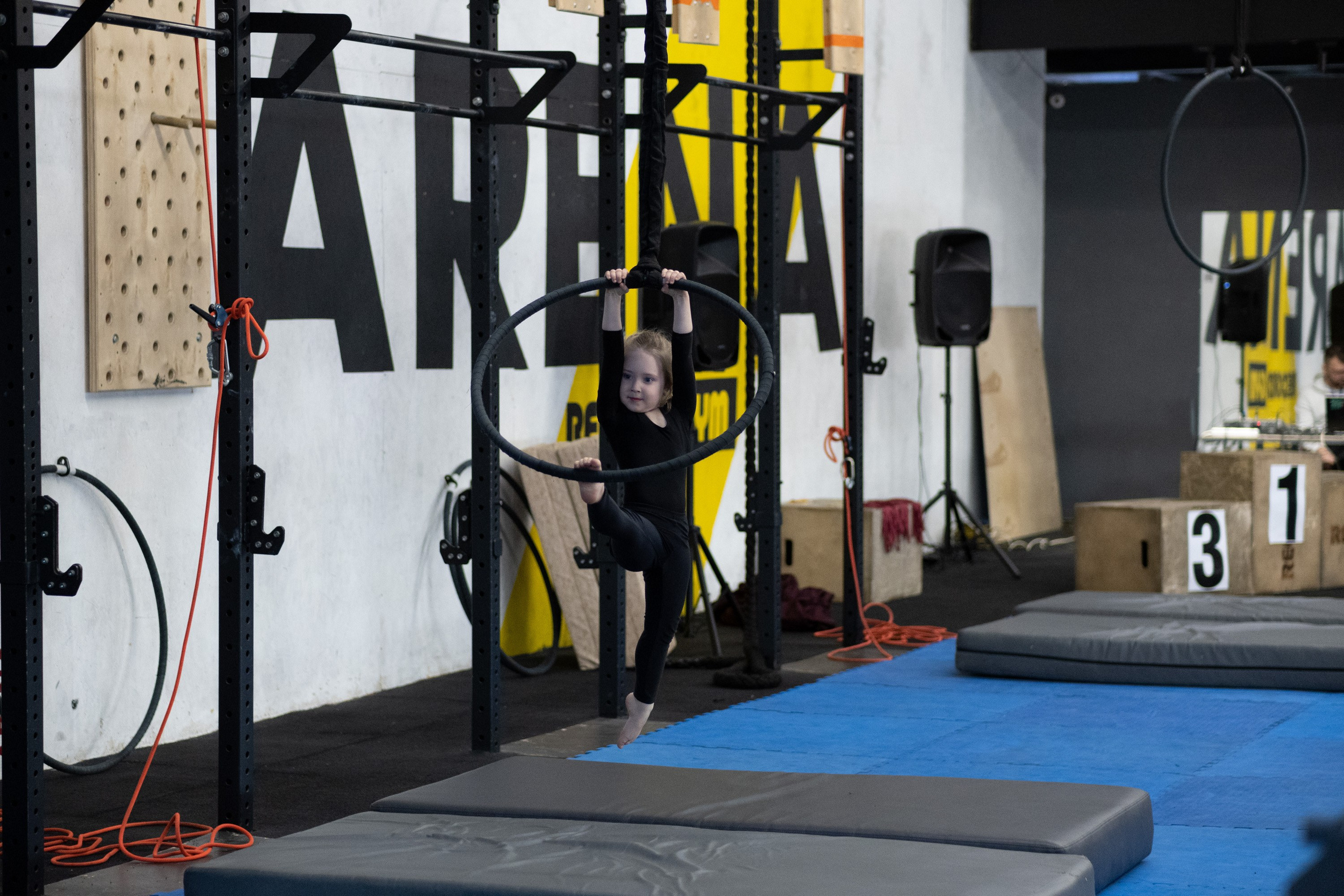 Внутриклубные соревнования по воздушной гимнастике 02.04.23