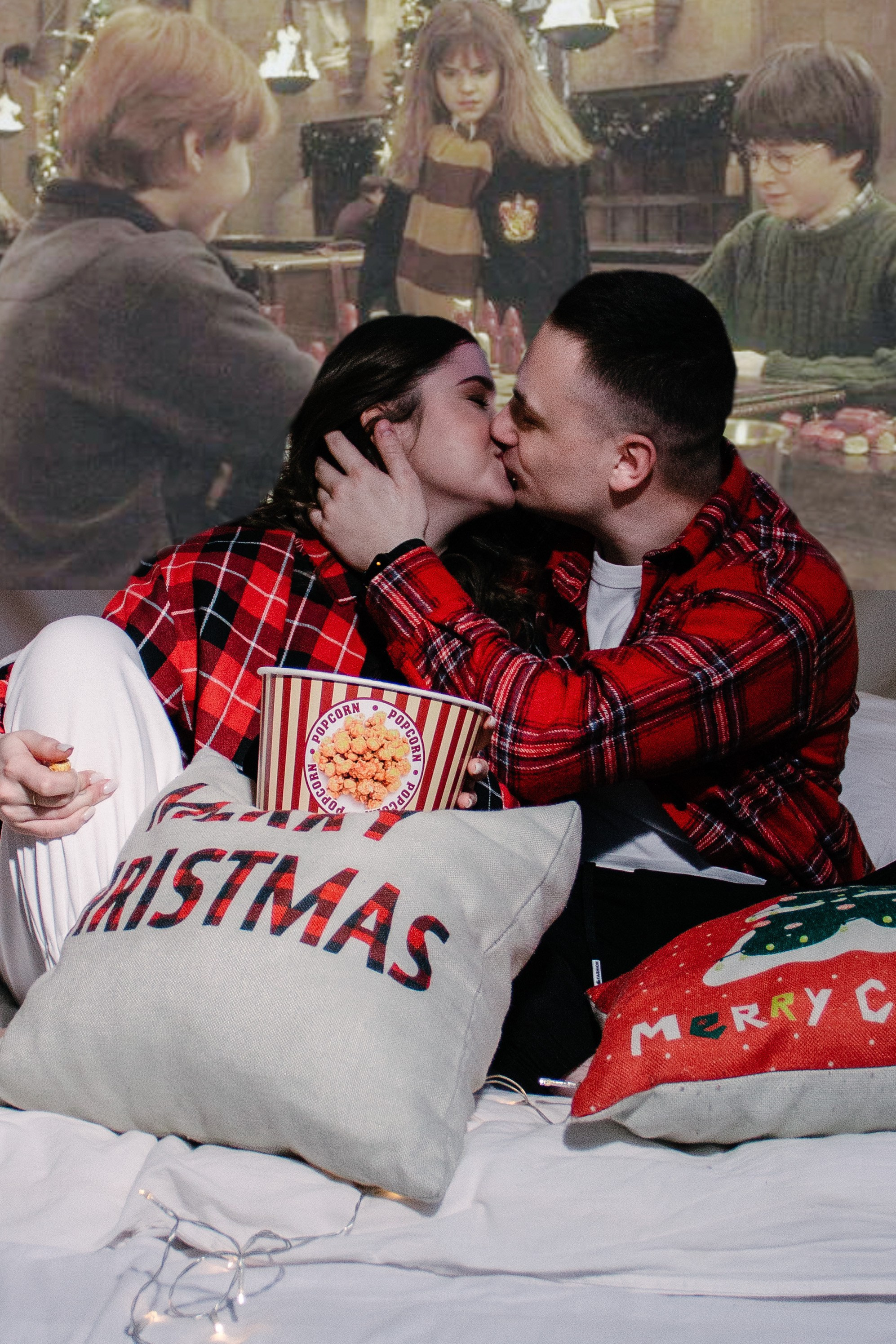 Новогодний кинотеатр. Фотограф Москва — личные фотосессии, лавстори в студии