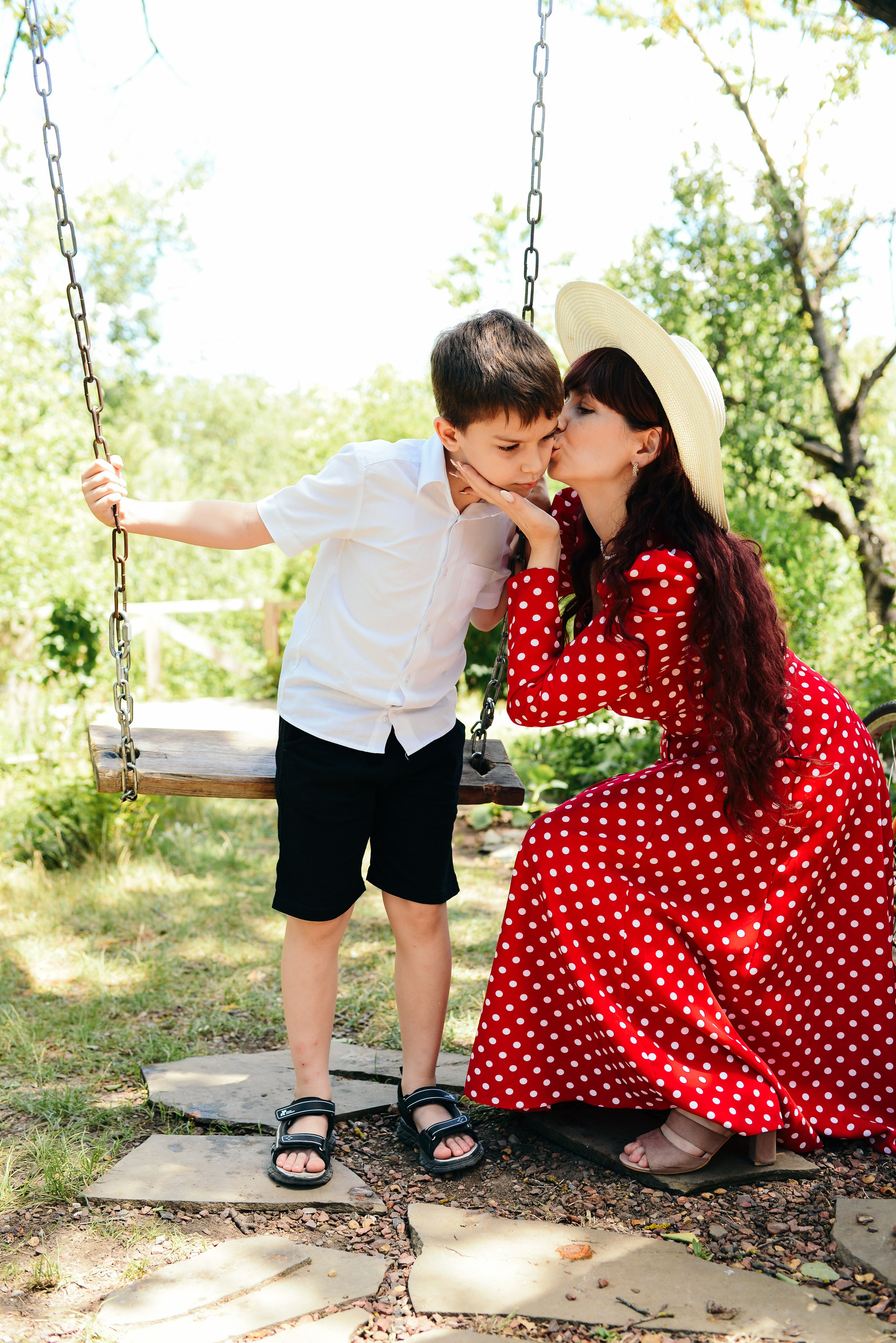 Вера, ромашки и Рома). Фотограф Ярута Оксана / Ростов-на-Дону