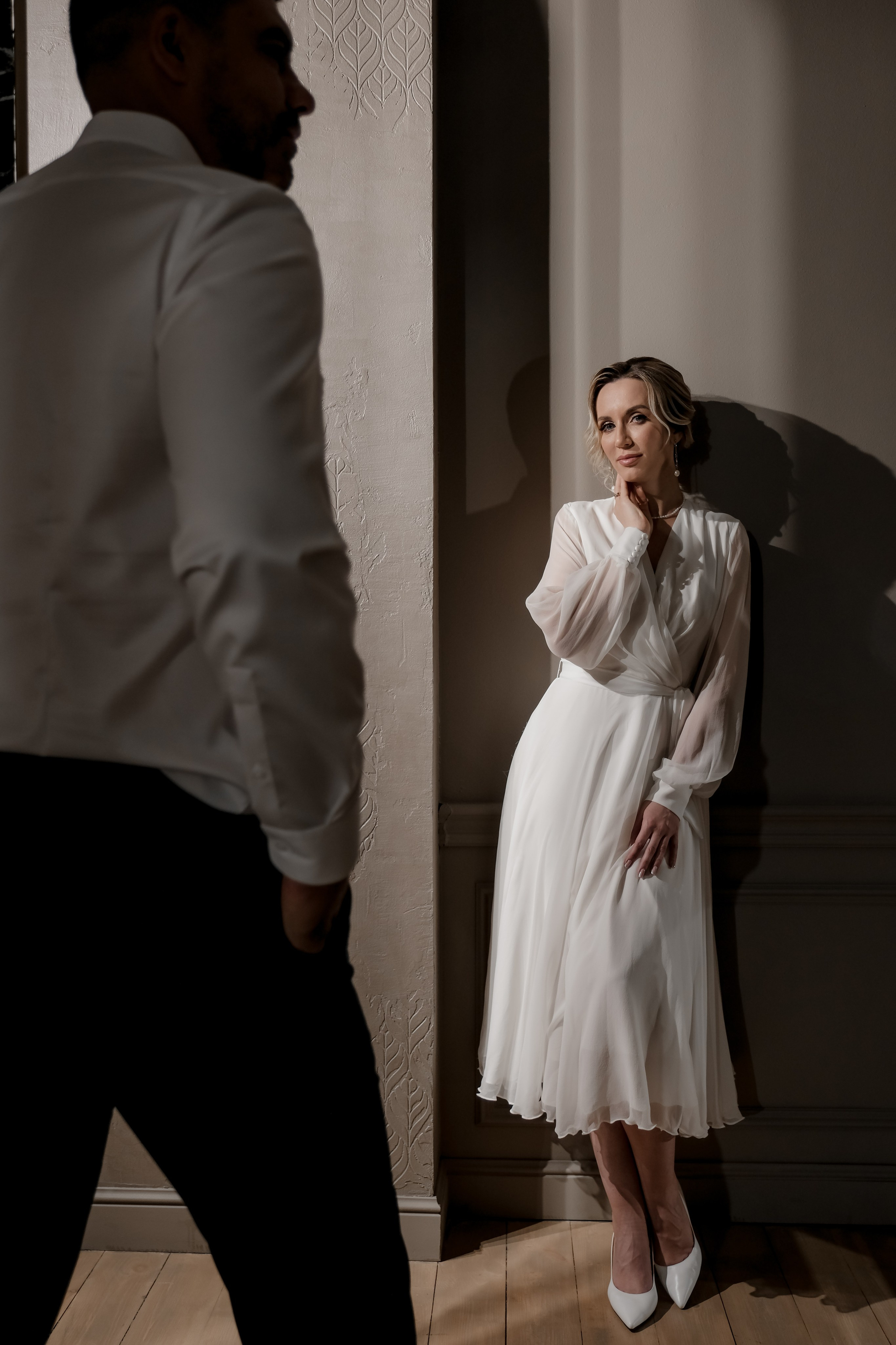 Портретная свадебная съемка Андрей и Любовь. Профессиональный фотограф Николай Рождественский. Москва, Омск, Тюмень