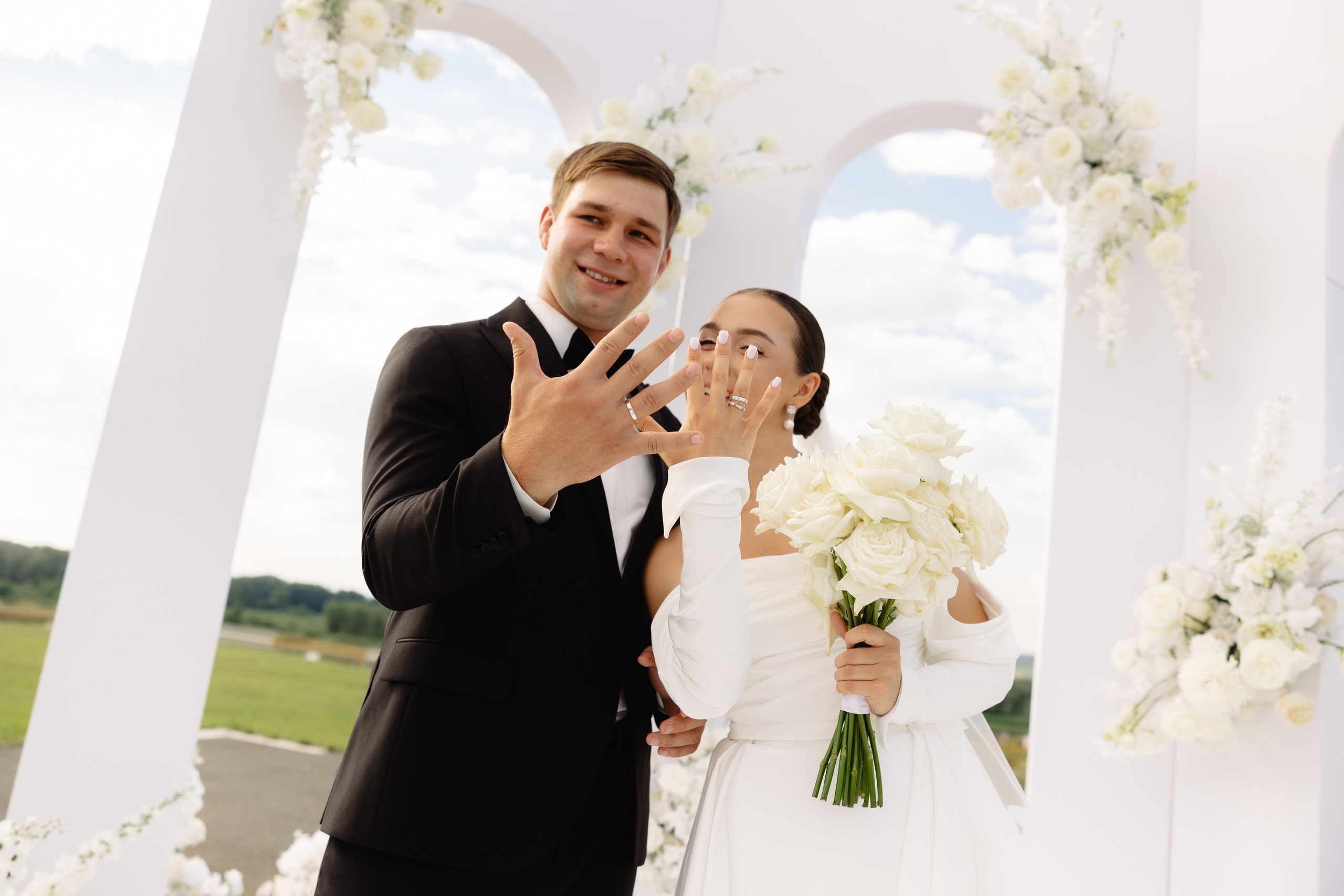 Красивая свадьба в классическом стиле. Организатор Романова Любовь